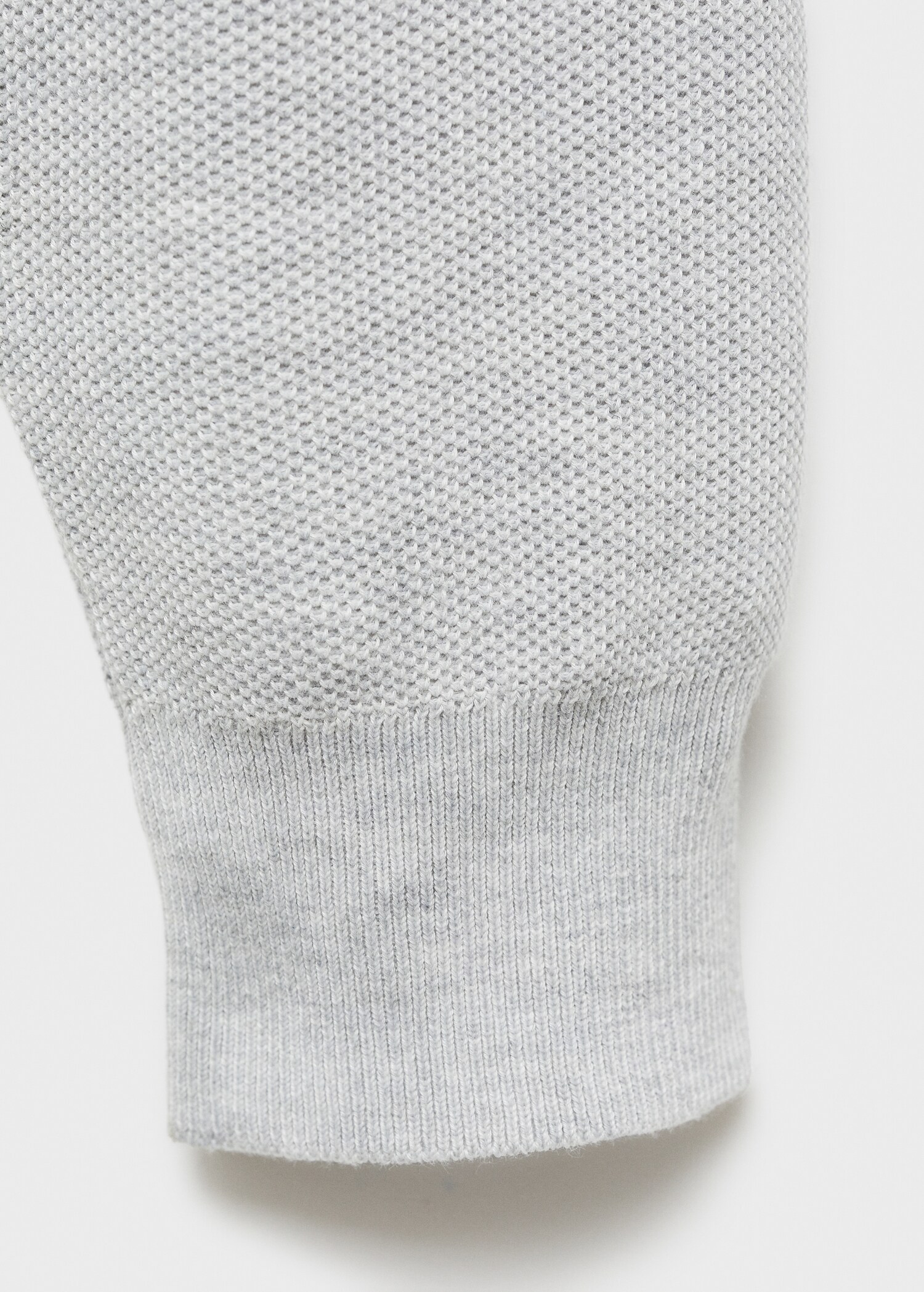 Jersey estructura cuello polo cremallera - Detalle del artículo 0