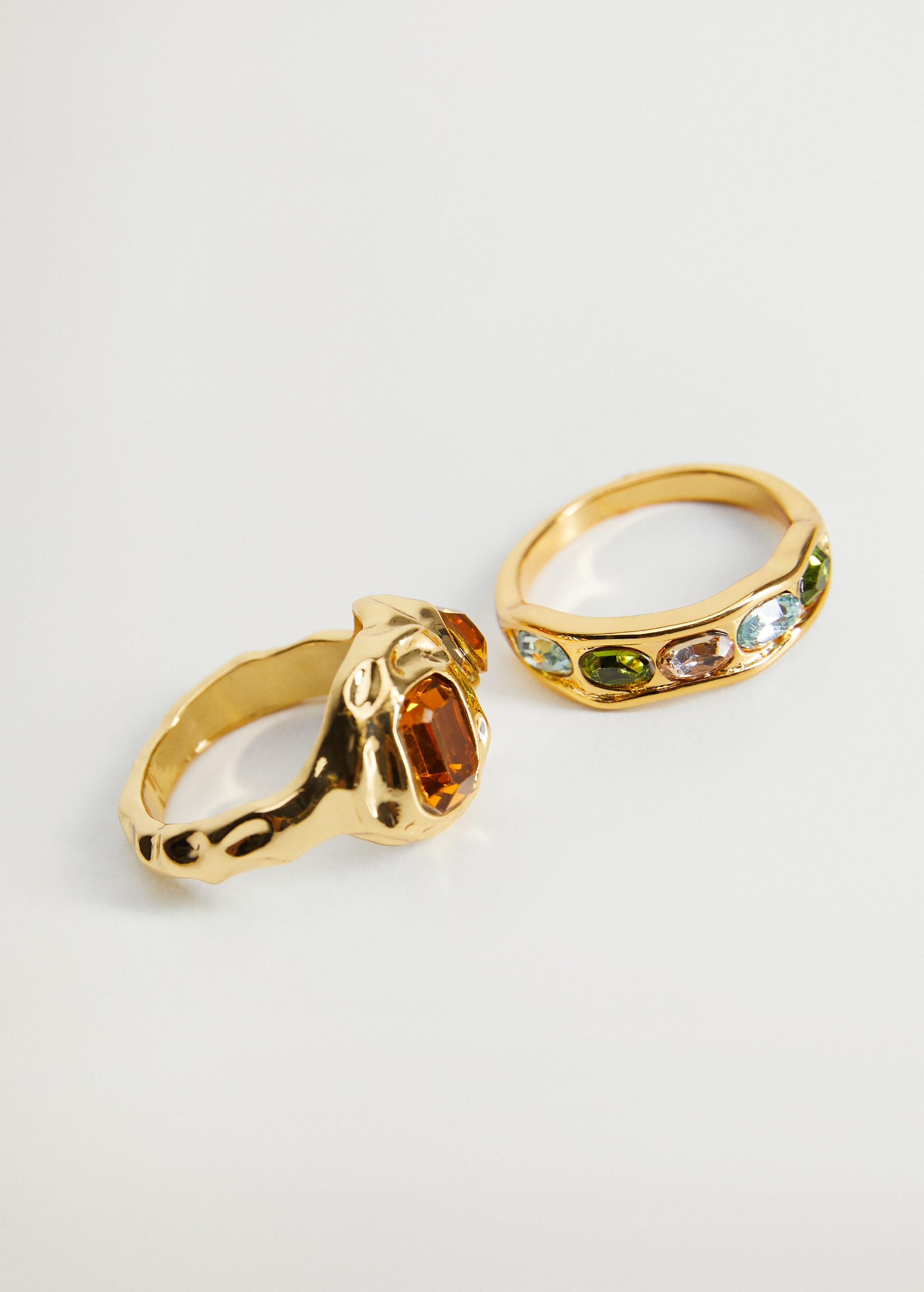 Set anillos cristales - Plano medio