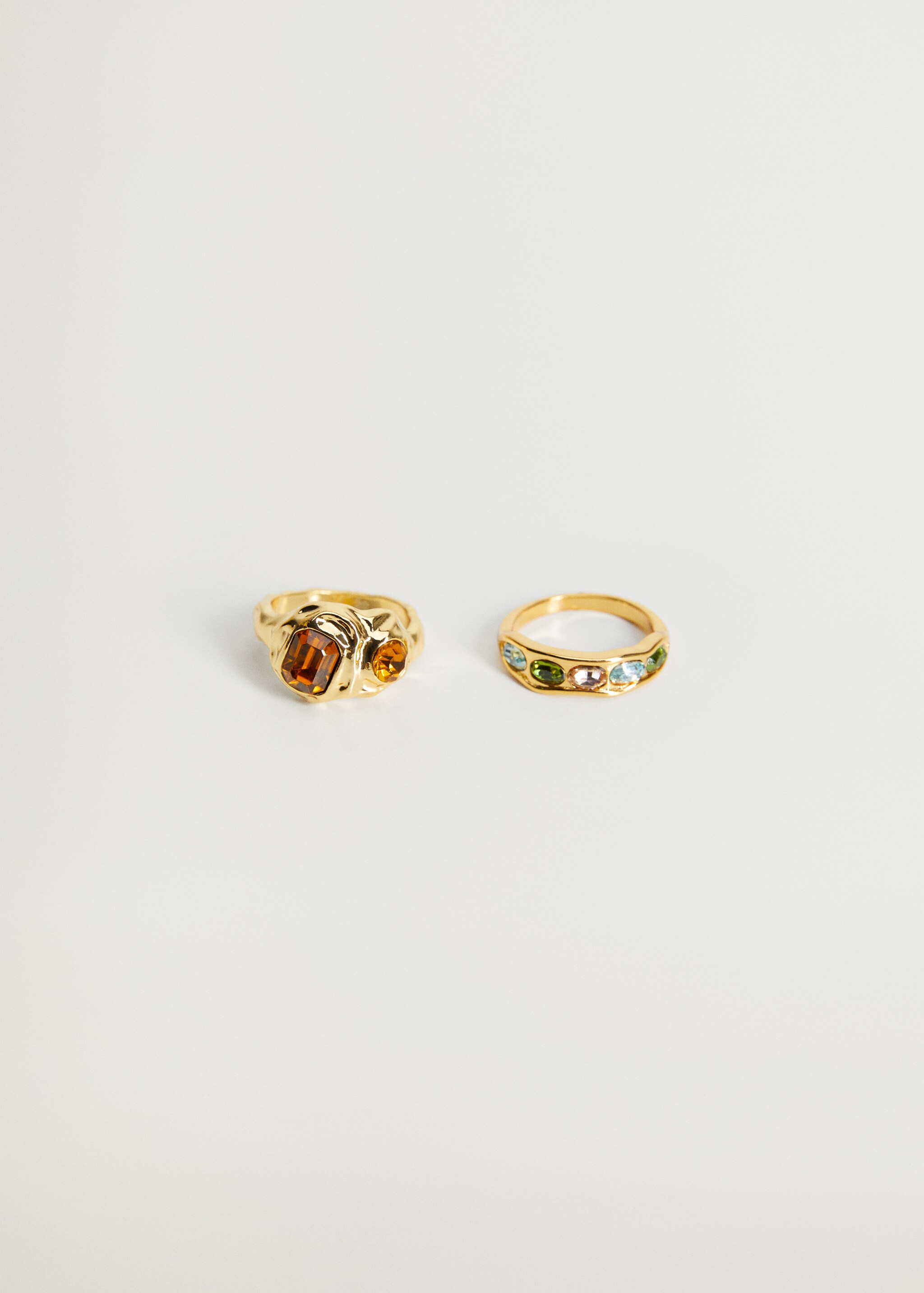 Set anillos cristales - Artículo sin modelo