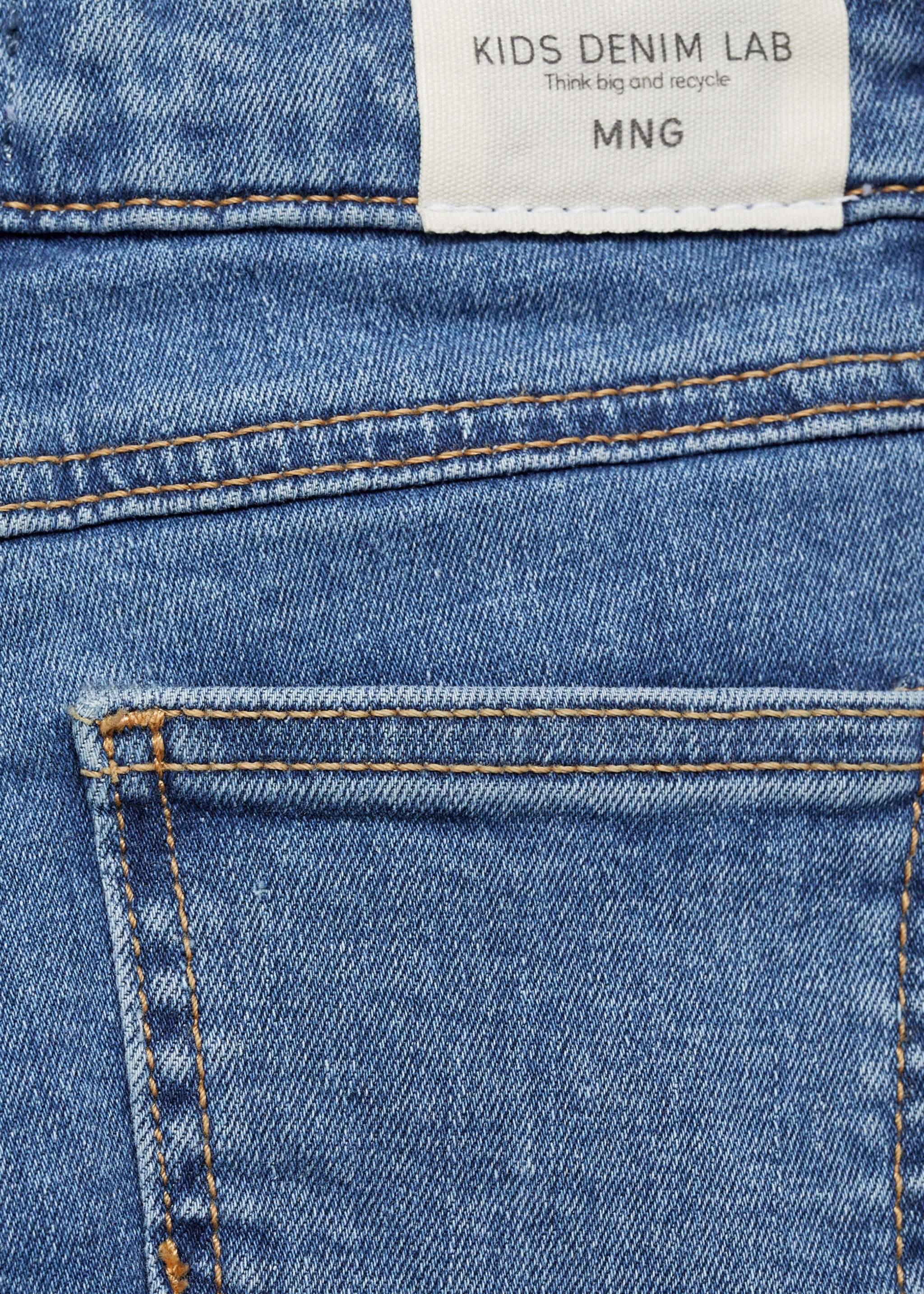 Skinny Jeans aus Baumwolle - Detail des Artikels 0, Mittelblau. Ref: 77024758-00.