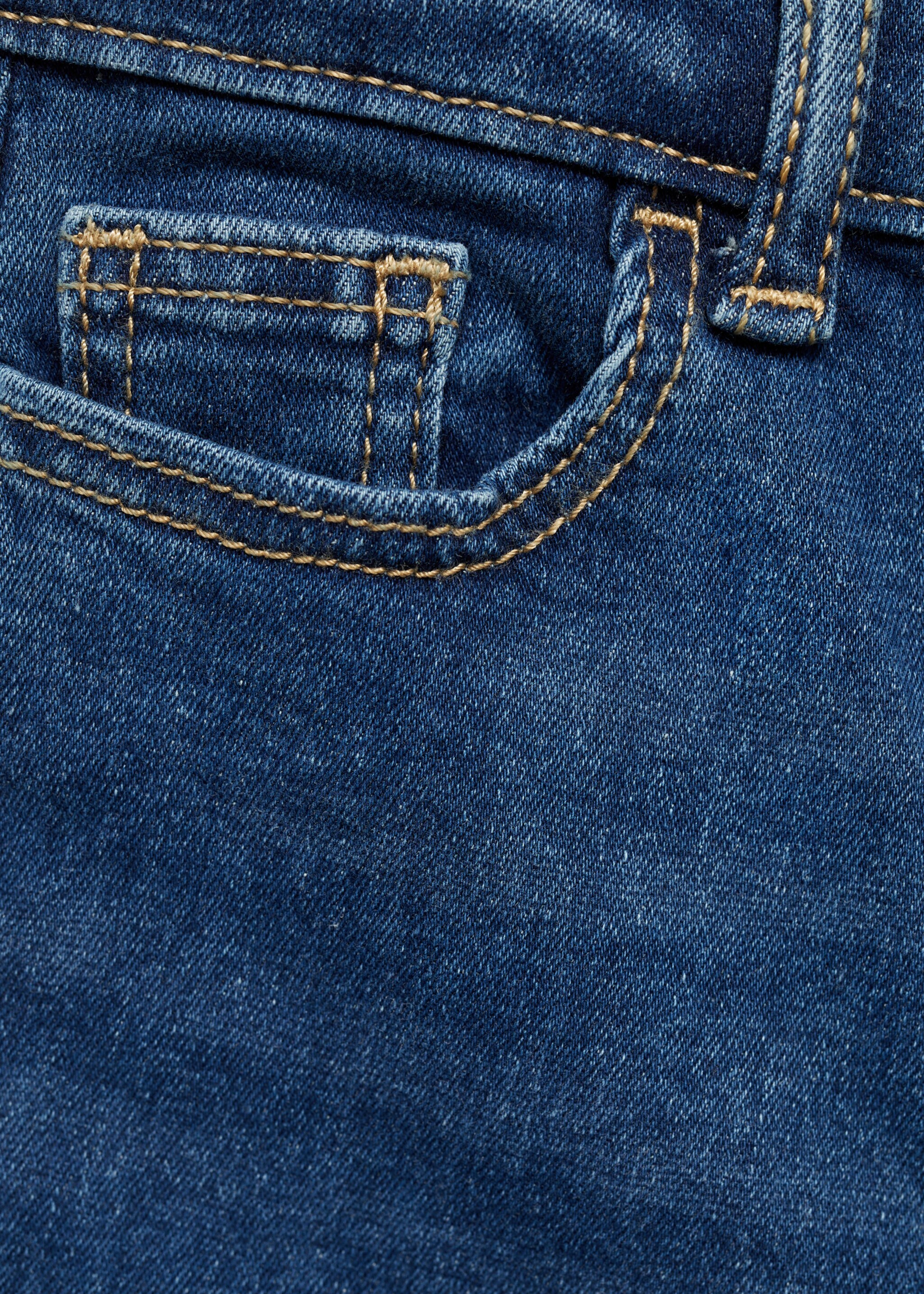 Skinny Jeans aus Baumwolle - Detail des Artikels 8, Dunkelblau. Ref: 77024758-00.