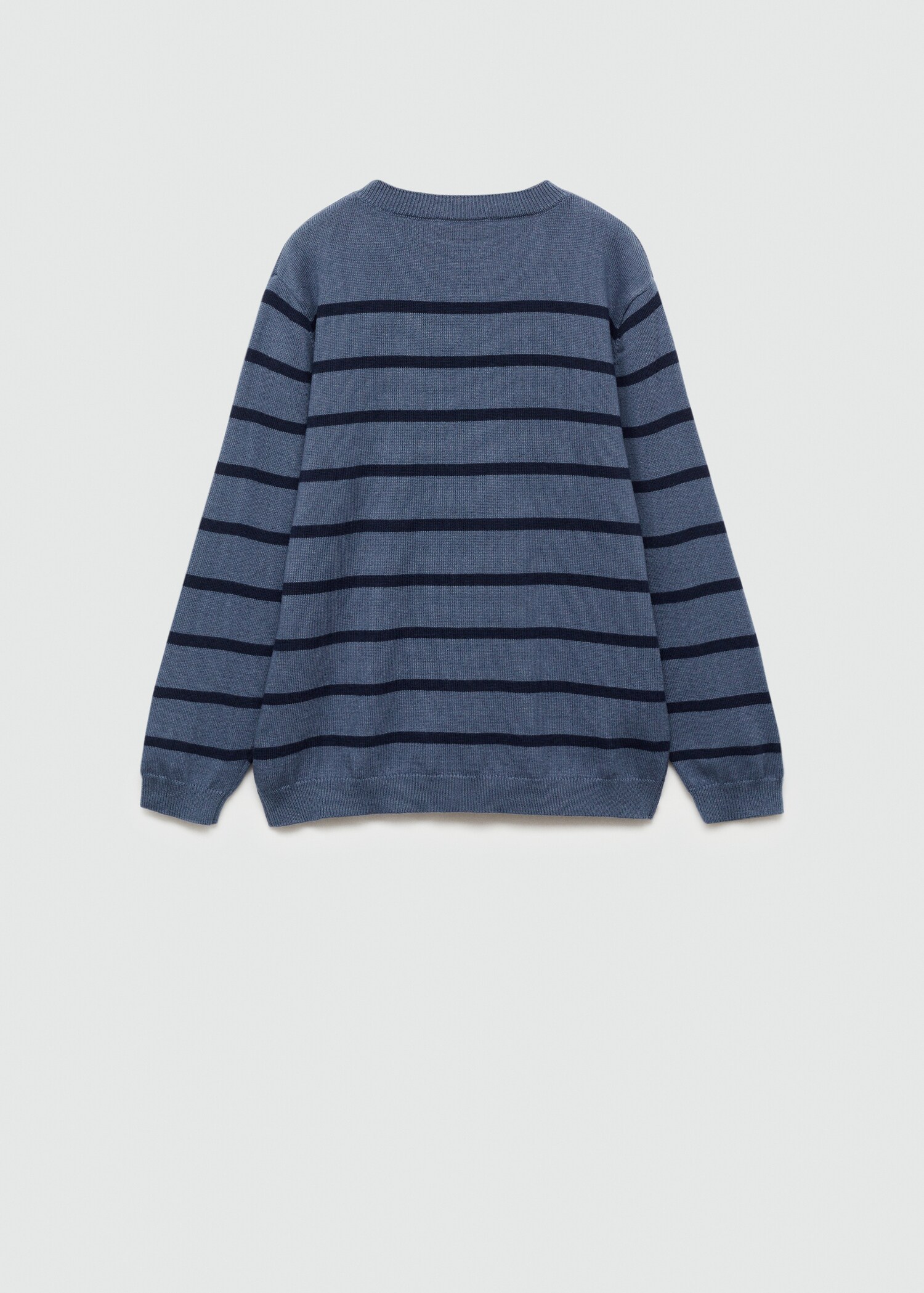 Knit striped sweater - Reverse of the article