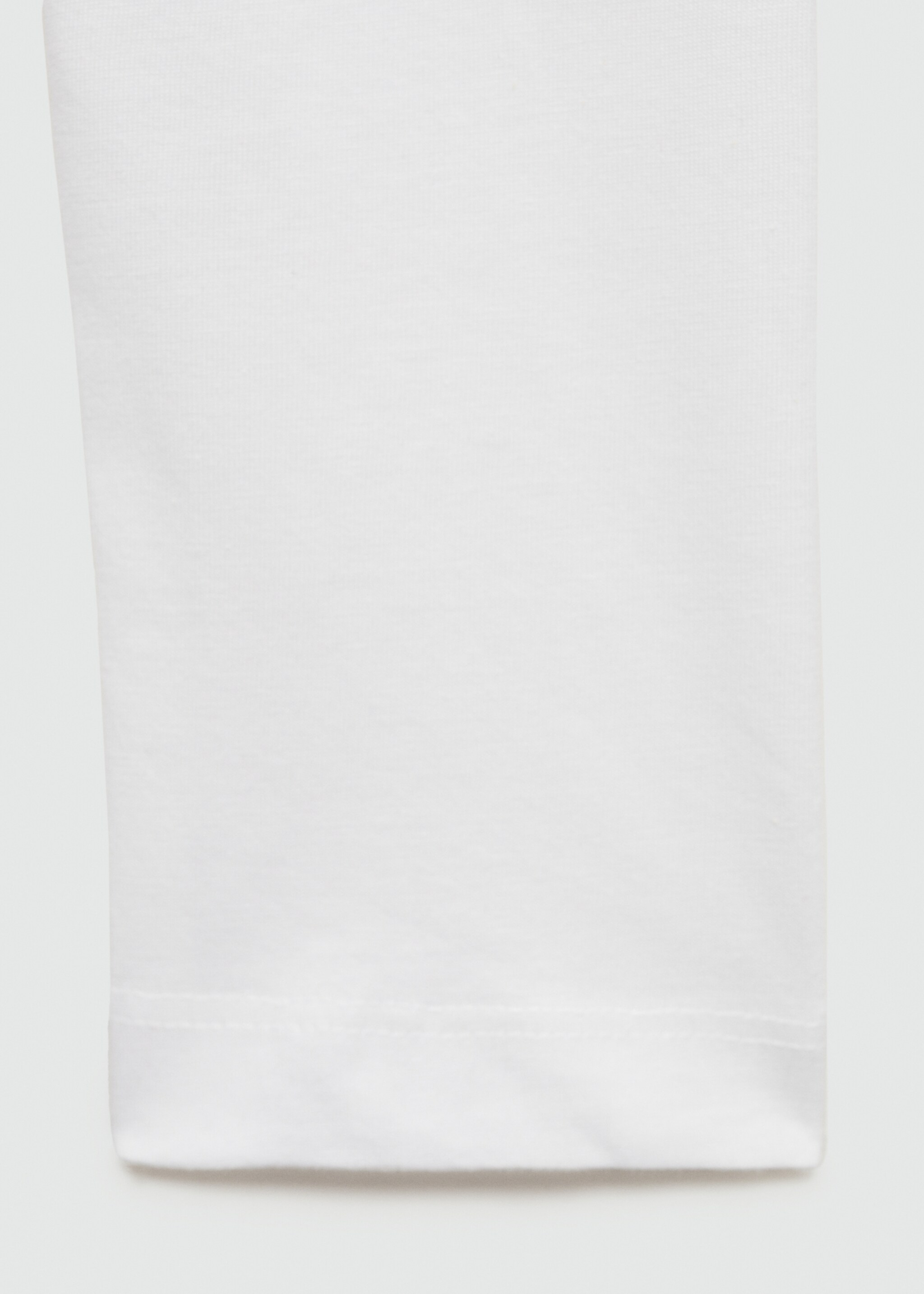 Long-sleeved boat-neck t-shirt - Details of the article 8, White. Ref: 77024761-00.