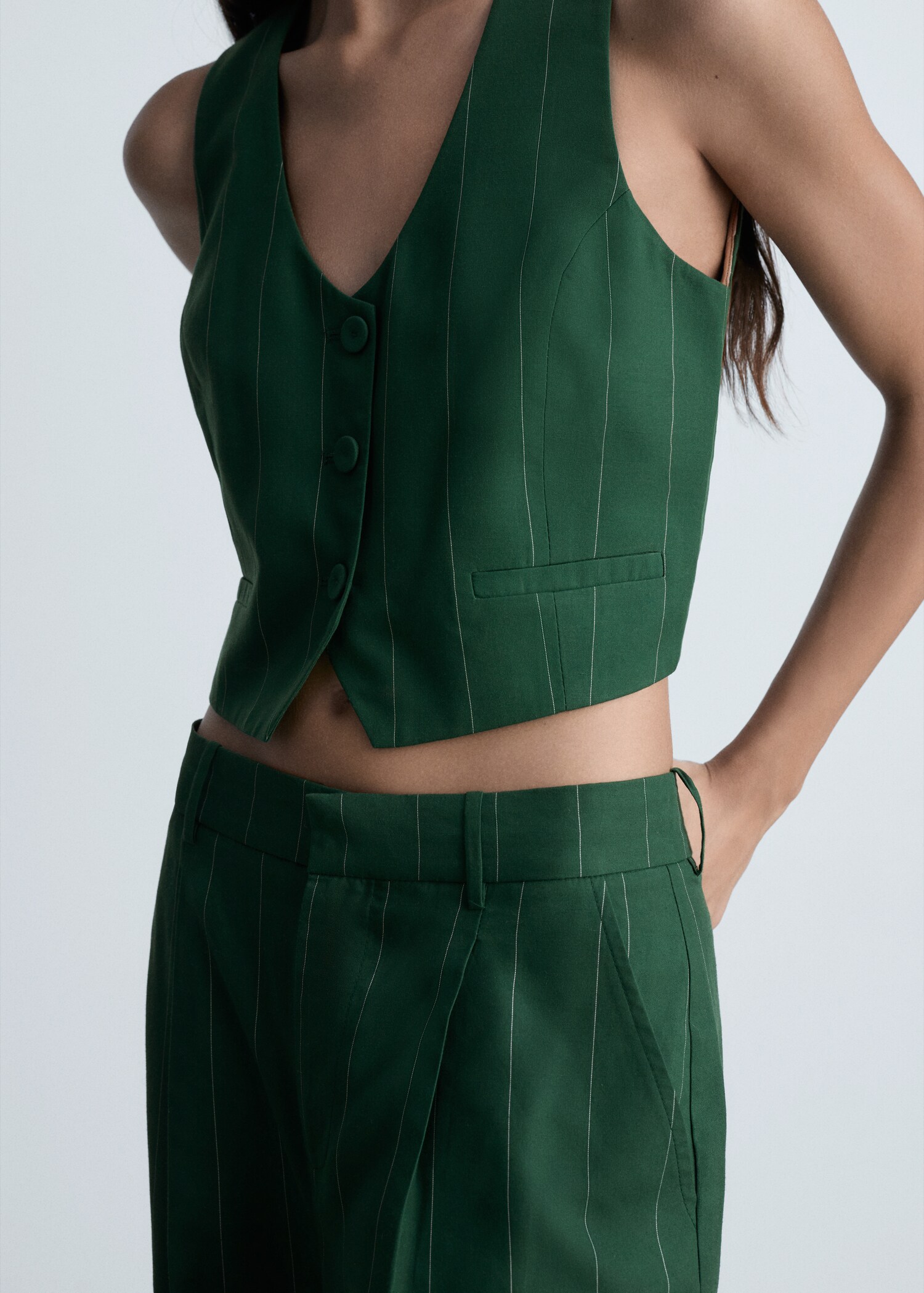 Pantalon de costume fines rayures - Détail de l'article 6