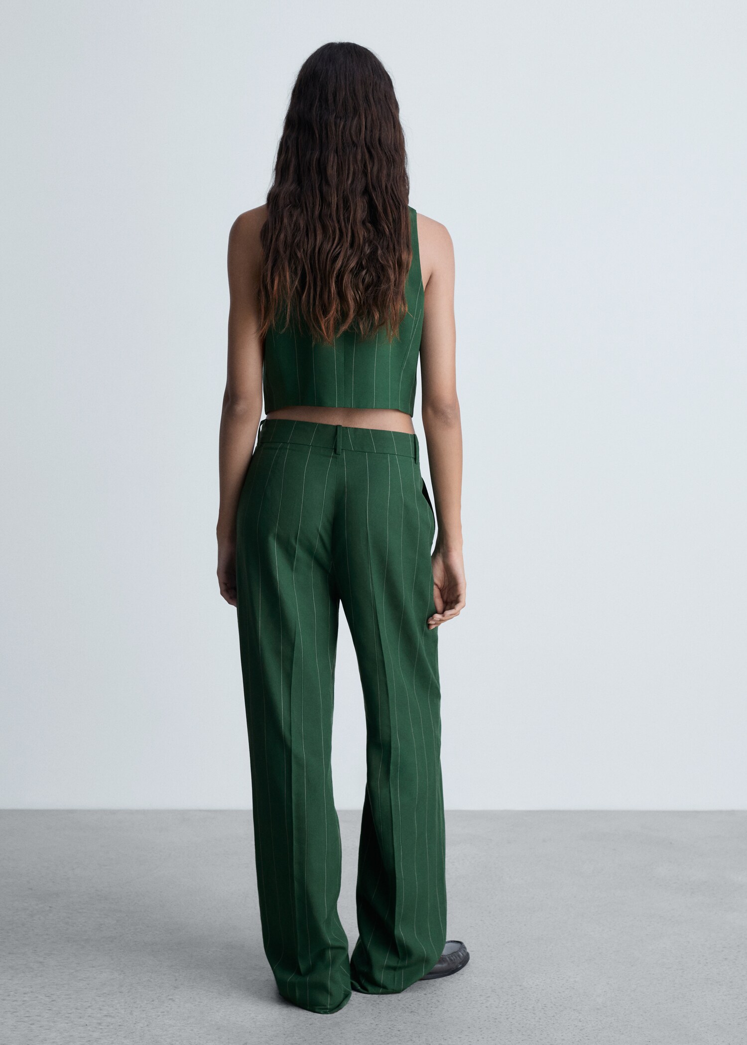Pantalon de costume fines rayures - Verso de l’article