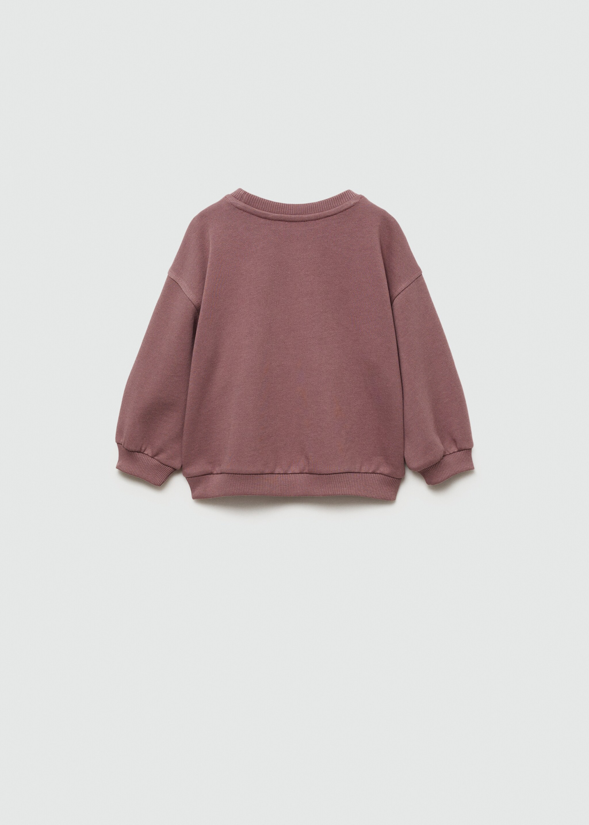 Embroidered message sweatshirt - Reverse of the article