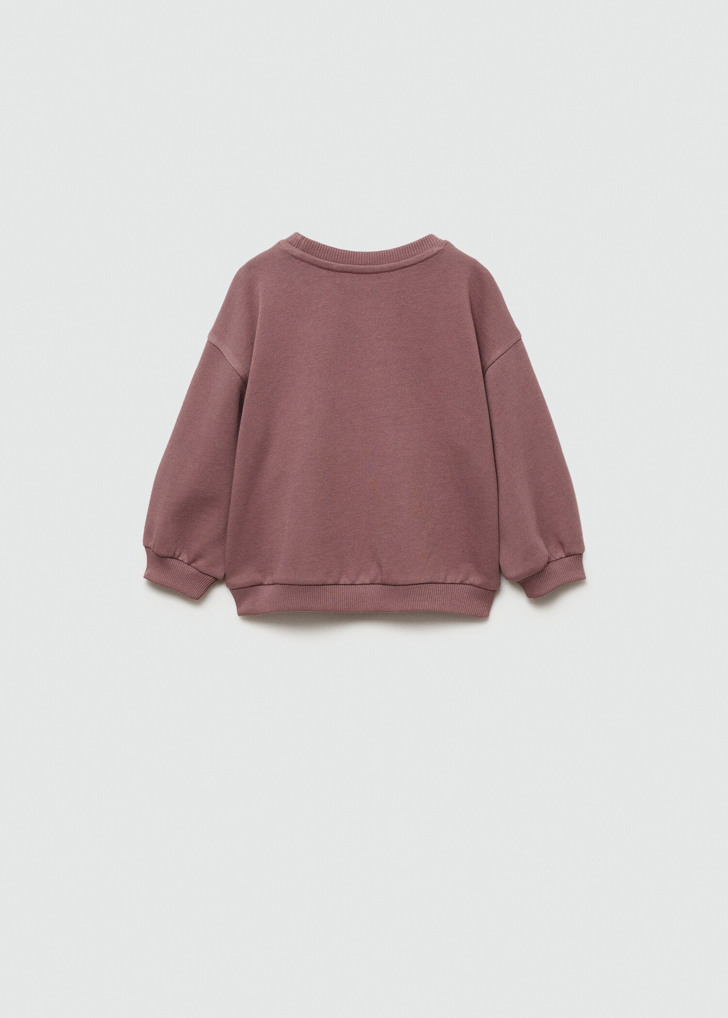 Embroidered message sweatshirt - Reverse of the article