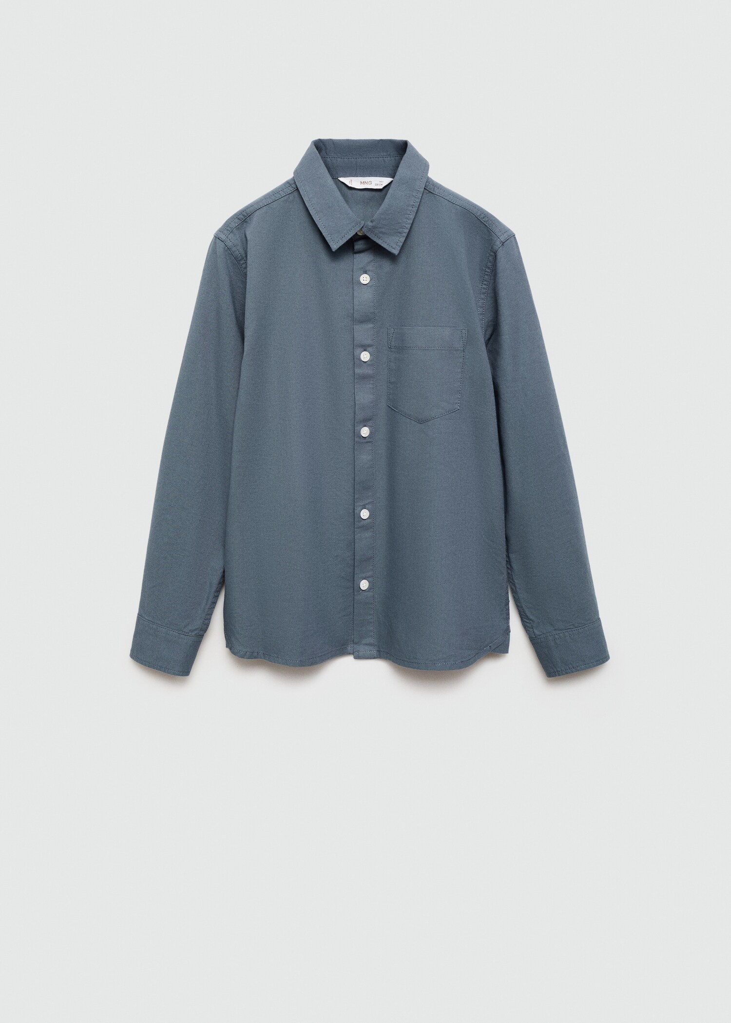 Chest-pocket cotton shirt - Article without model