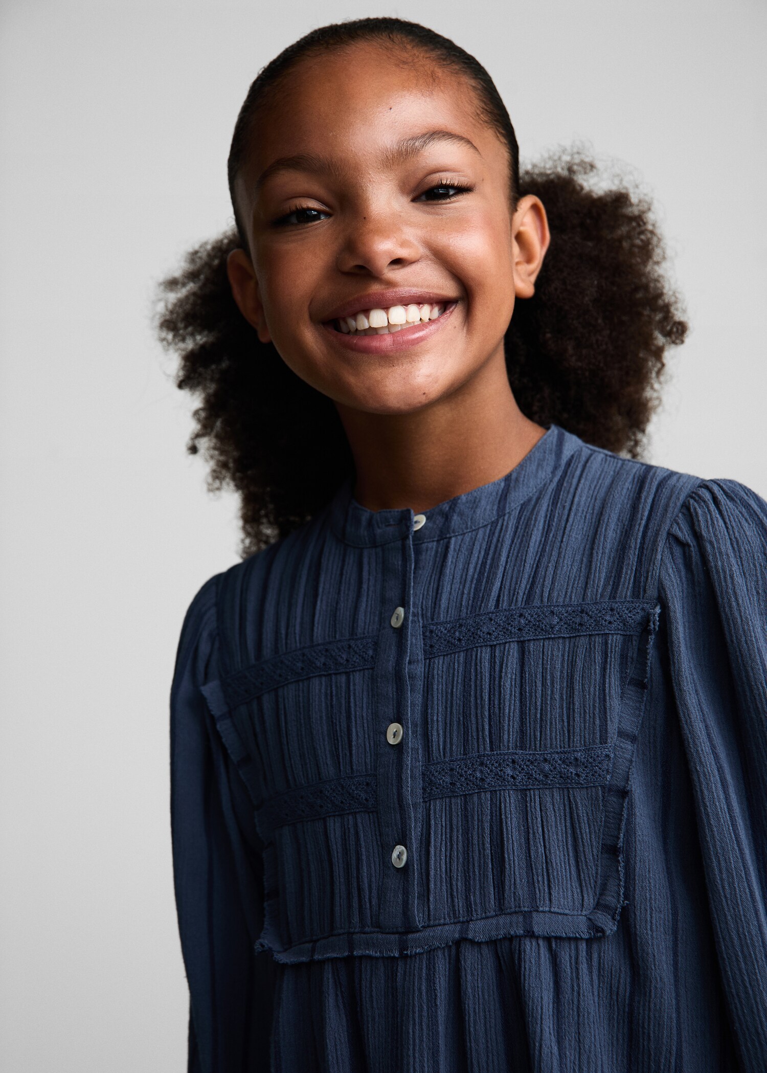 Robe coton manches bouffantes - Détail de l'article 1