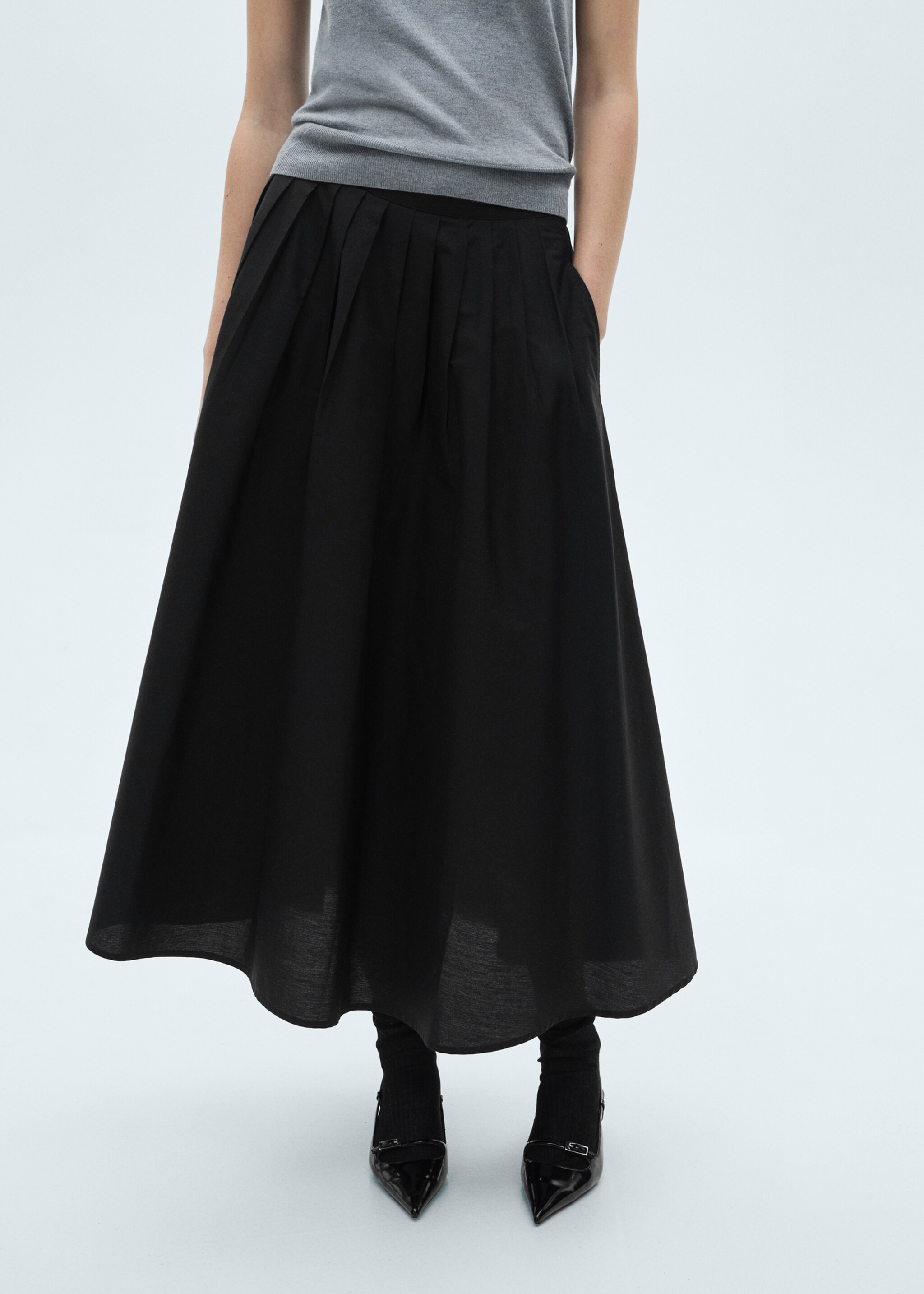 Pleated midi-skirt - Détail de l'article 6