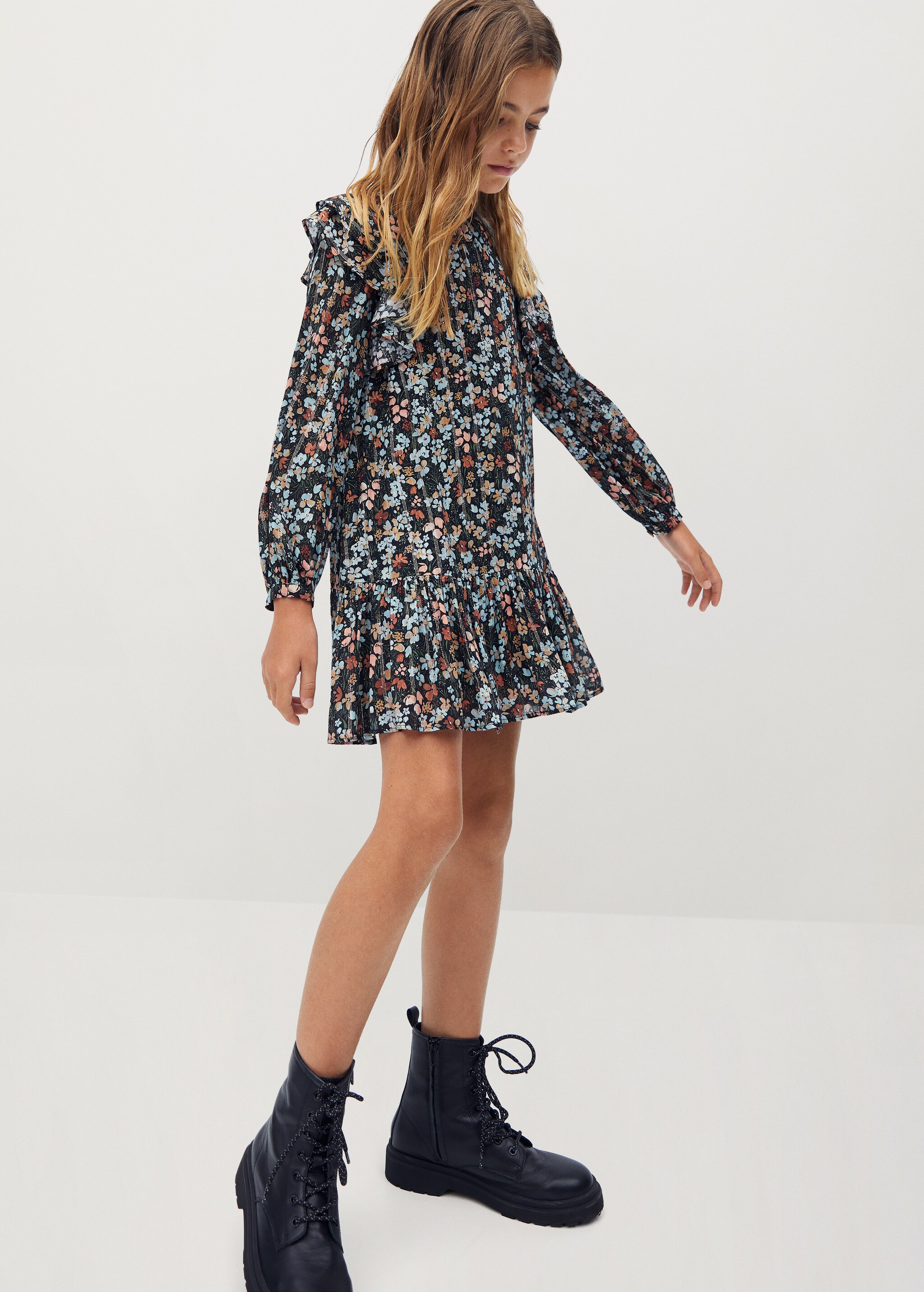 Vestido estampado floral volantes - Detalle del artículo 5