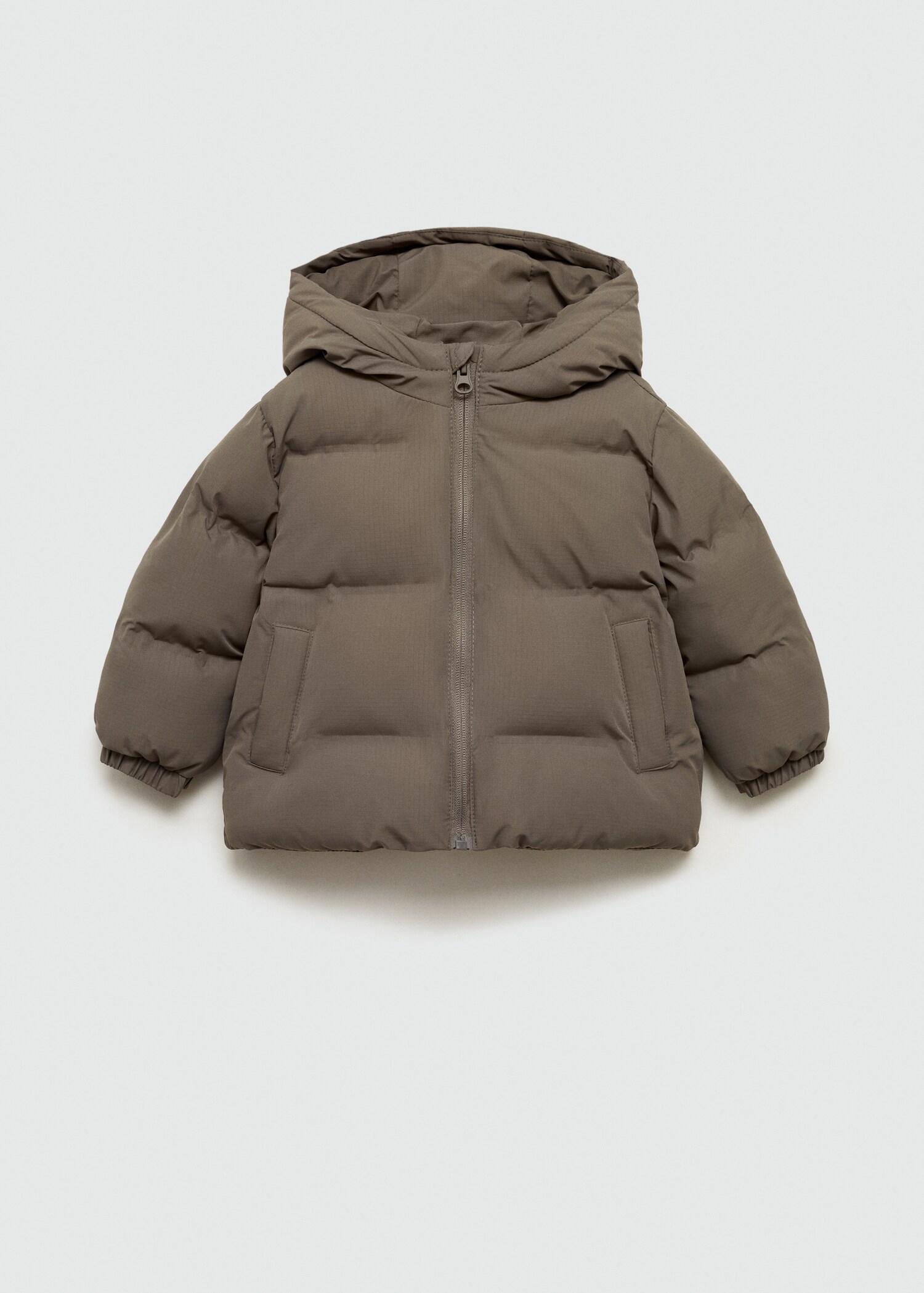 Hood quilted coat - Article without model
