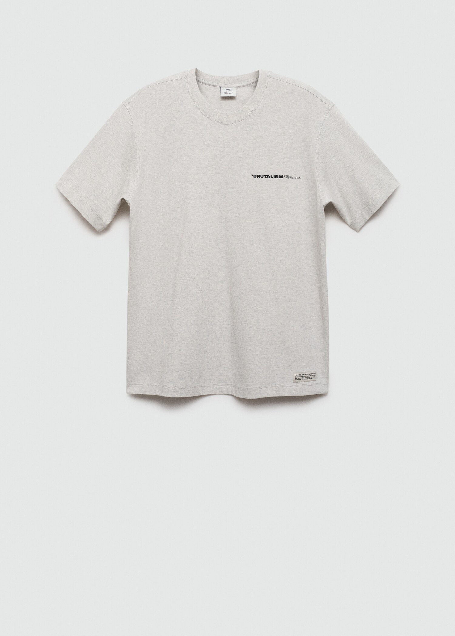 T-Shirt aus 100 % Baumwolle mit Schriftzug - Artikel ohne Model