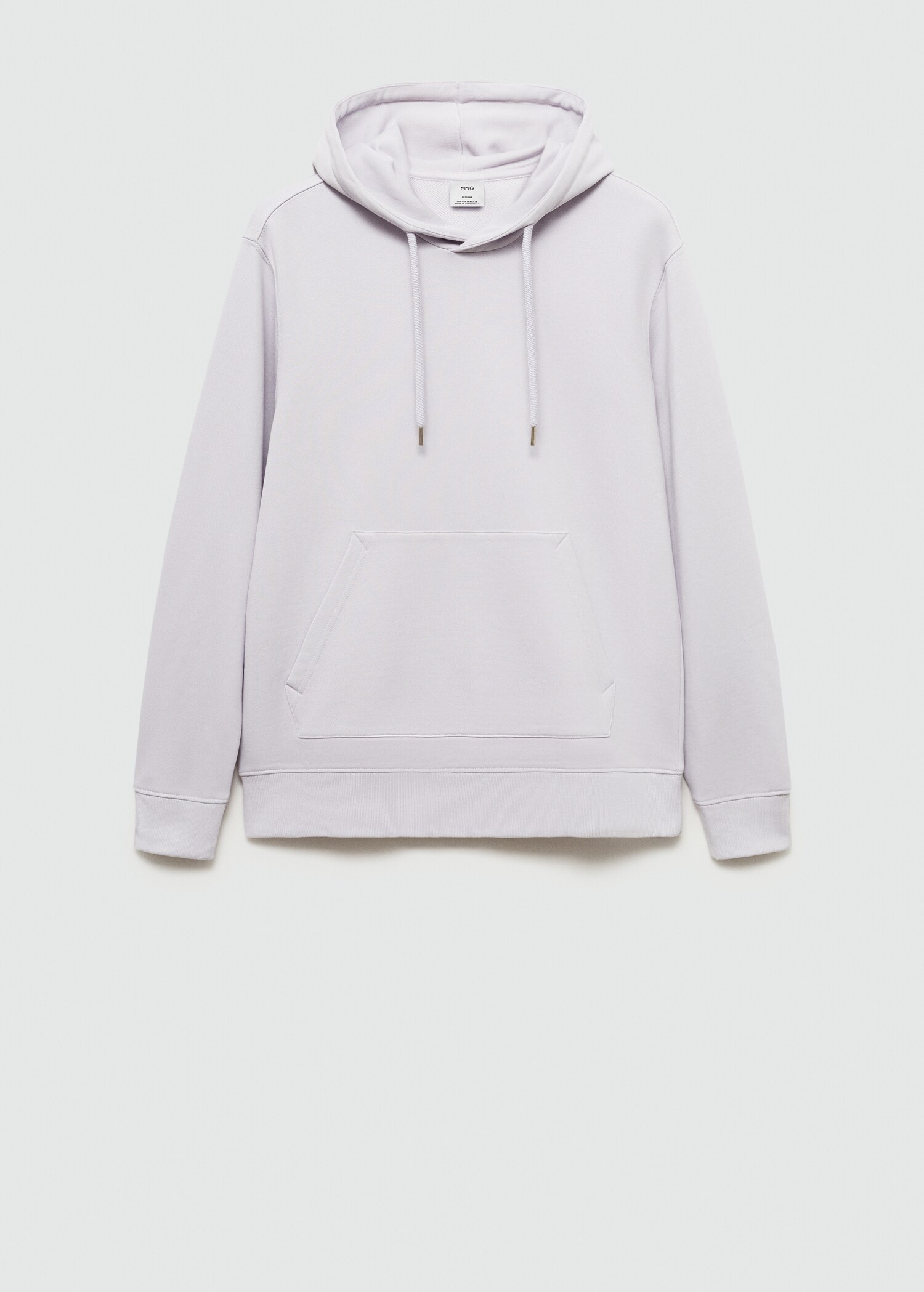 Regular-fit cotton hoodie - Article without model