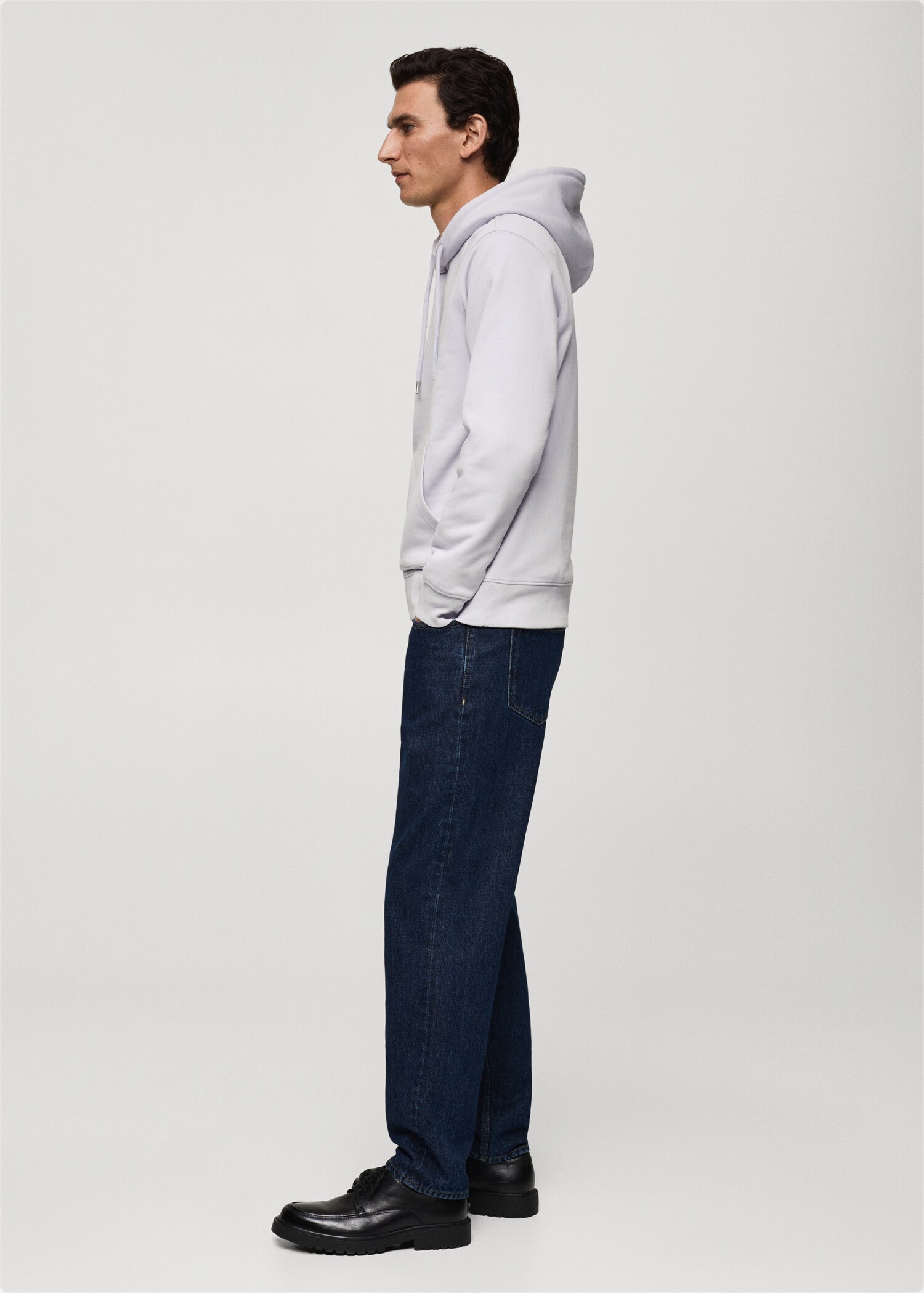 Regular-fit cotton hoodie - Details of the article 2