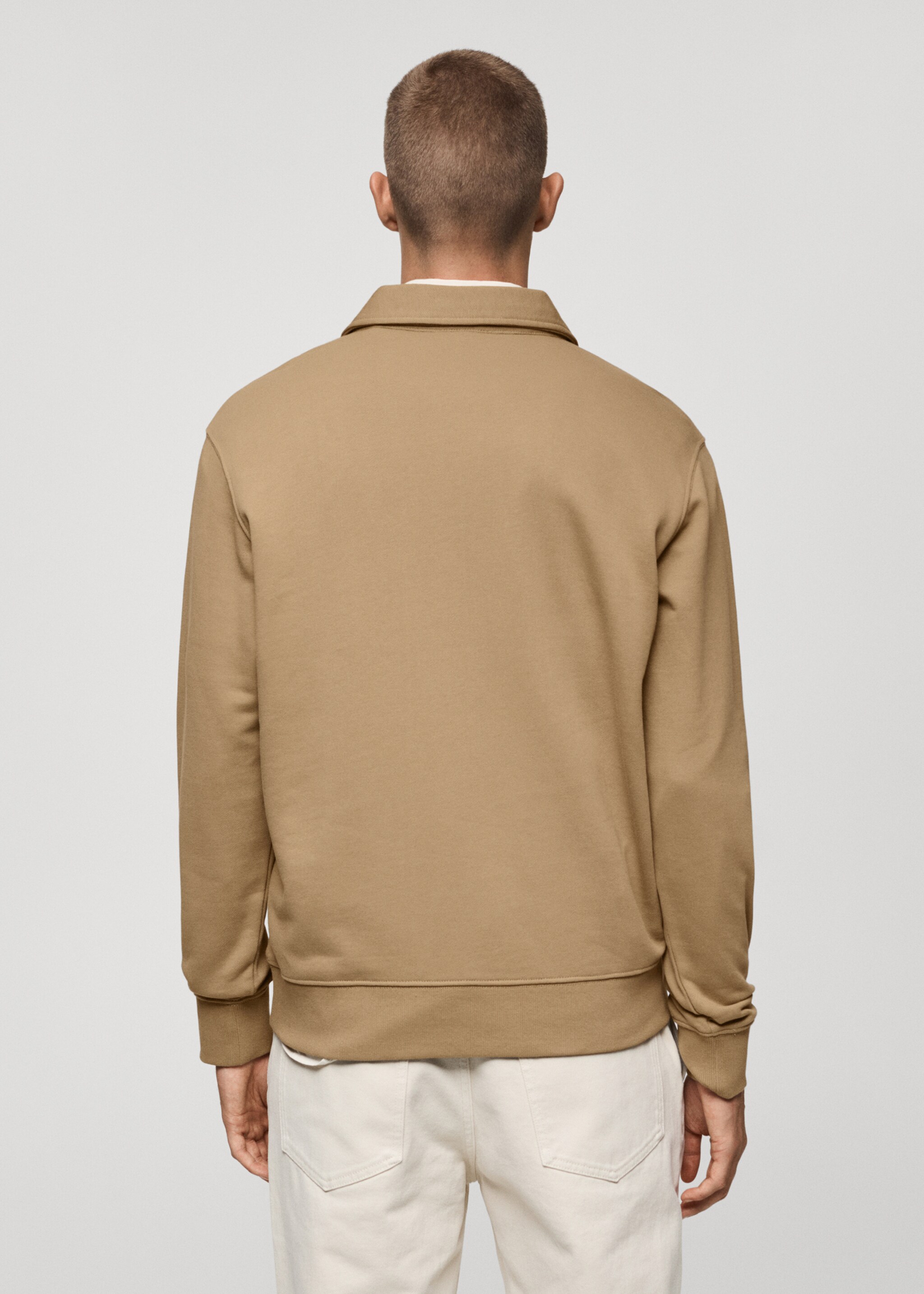 Sudadera polo 100% algodón - Reverso del artículo