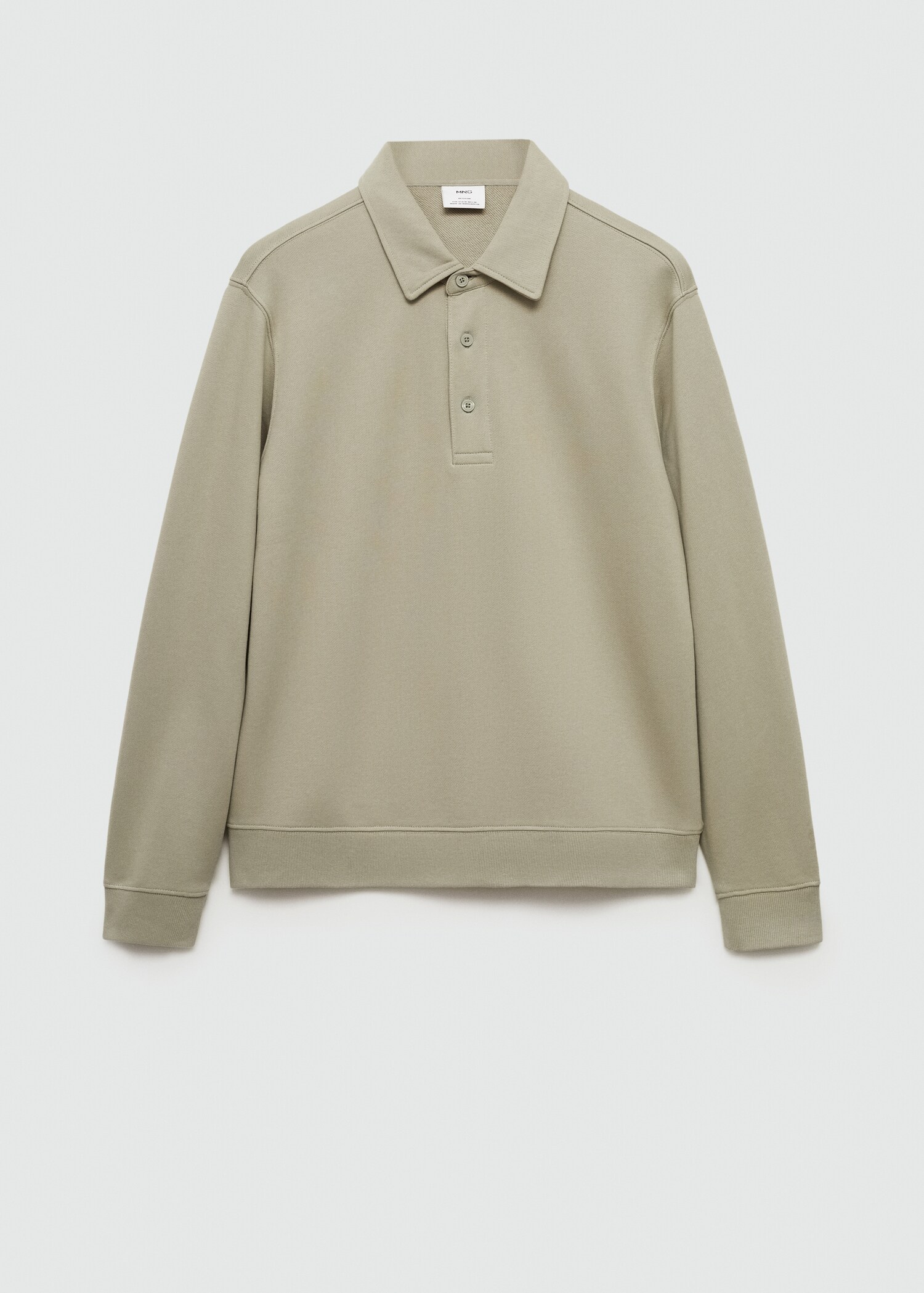 100% cotton polo sweatshirt - Article without model