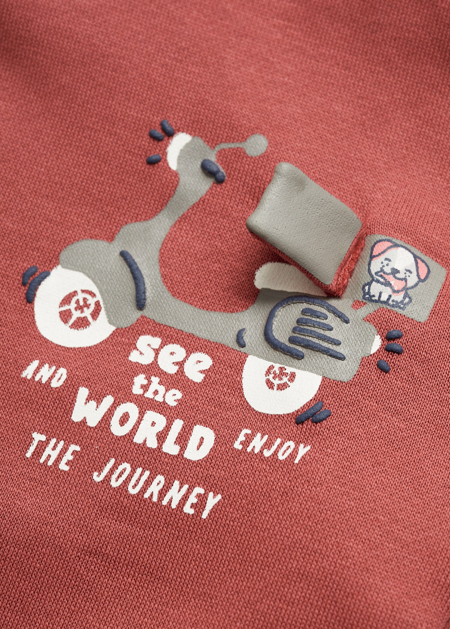 Animal-print sweatshirt - Details of the article 0