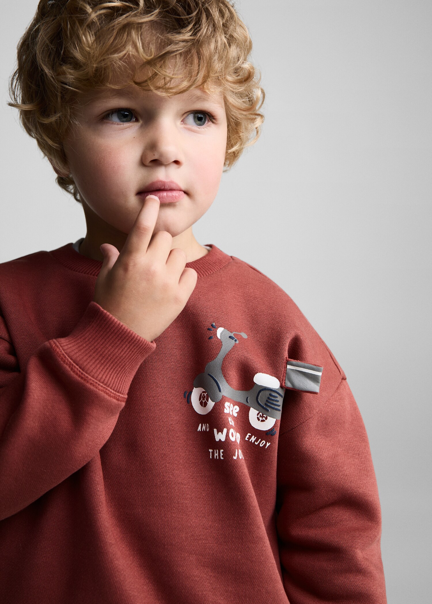 Animal-print sweatshirt - Details of the article 1