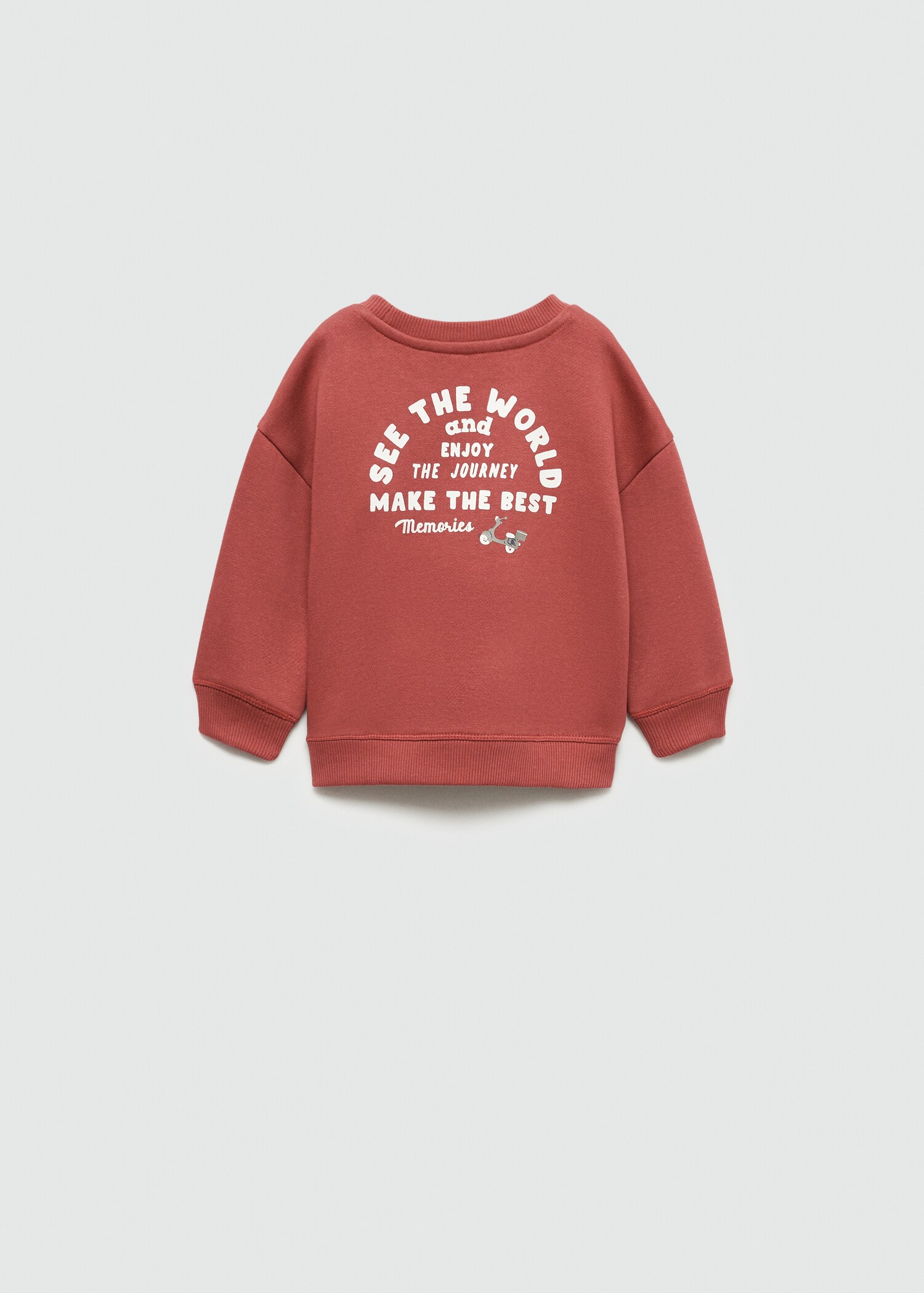 Animal-print sweatshirt - Reverse of the article