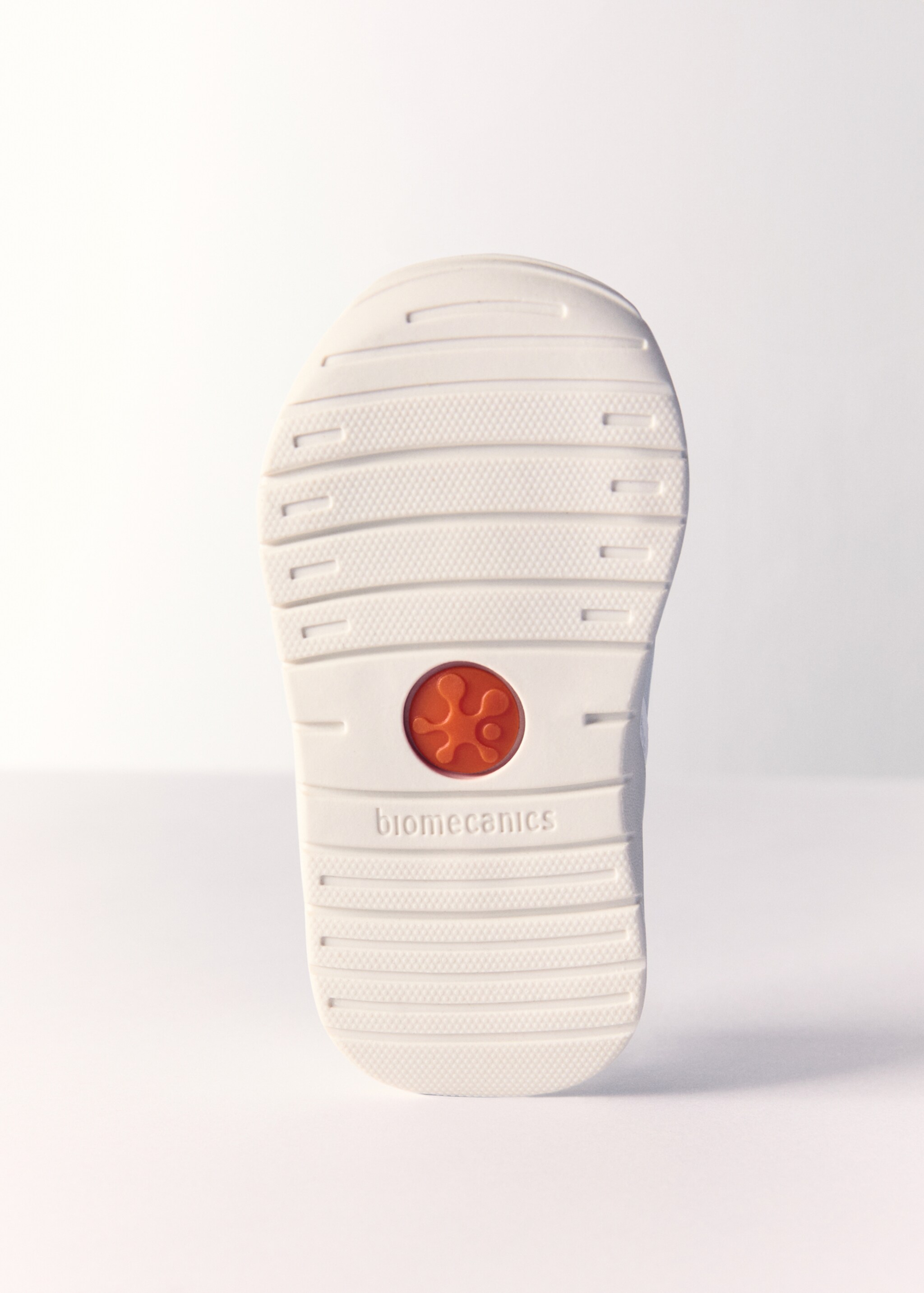 Biomecanics leather trainers - Details of the article 6, White. Ref: 77025155-00.