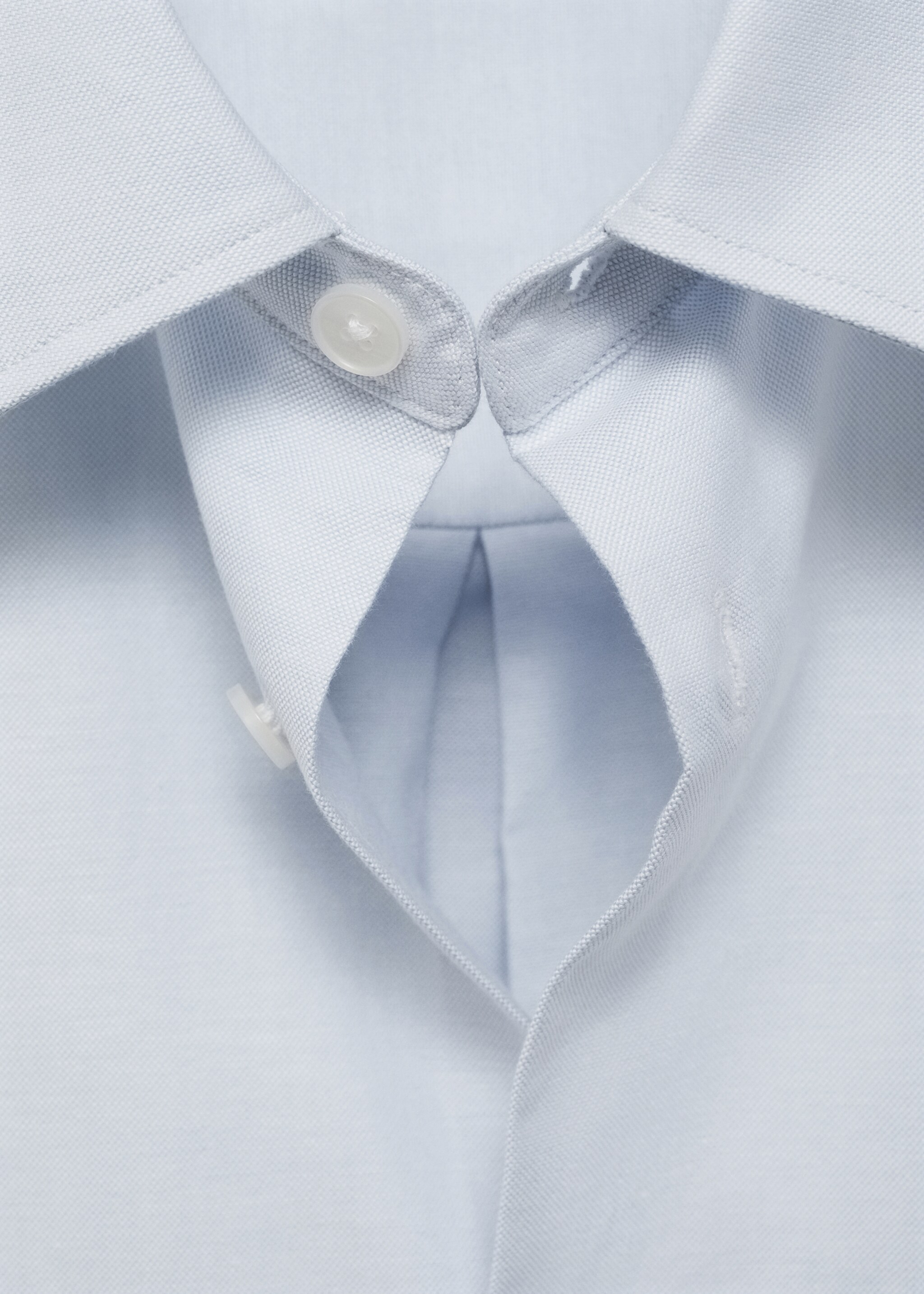 Relaxed-Fit-Oxford-Hemd aus Baumwolle - Detail des Artikels 8, Himmelblau. Ref: 77025633-00.
