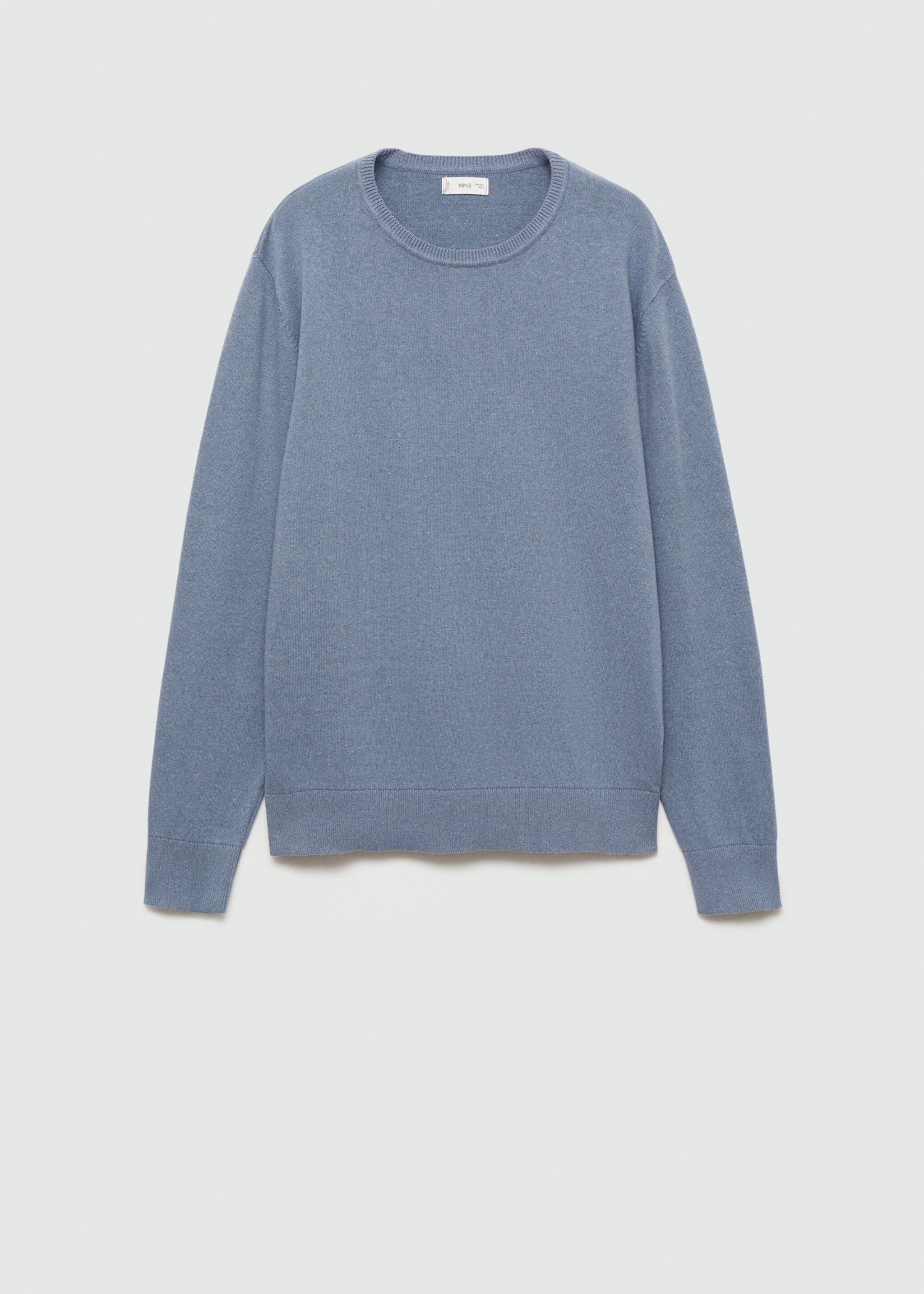 Pull-over maille col rond - Article sans modèle, Bleu. Ref: 77025634-00.