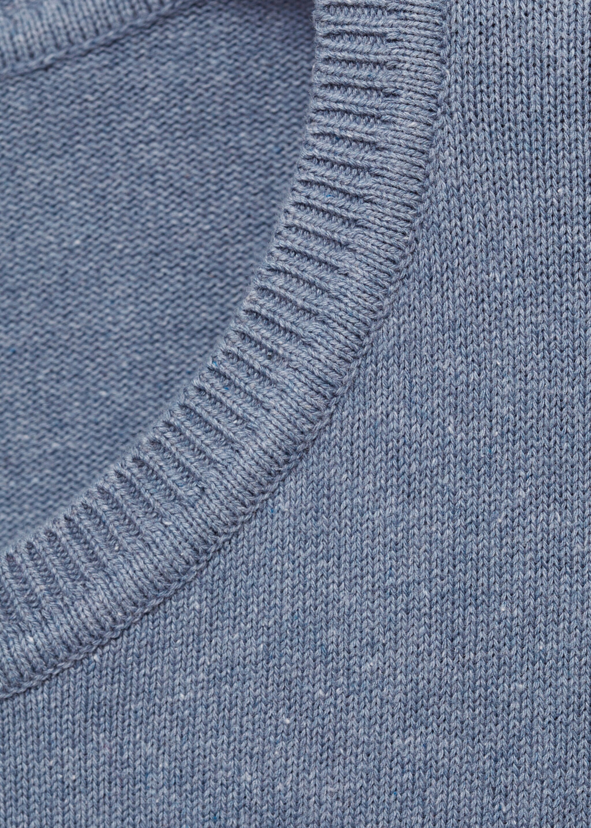 Pull-over maille col rond - Détail de l'article 8, Bleu. Ref: 77025634-00.