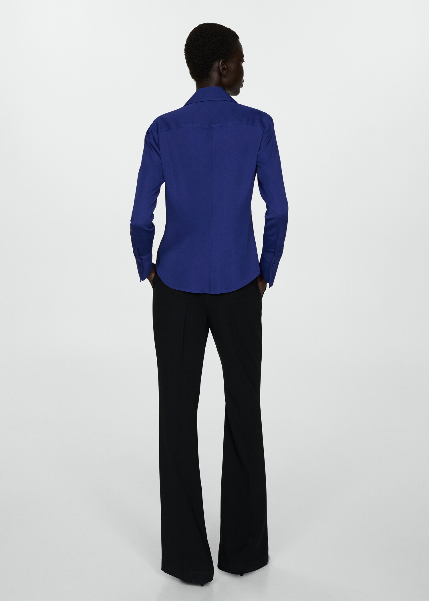 Chemise fluide manches longues - Verso de l’article
