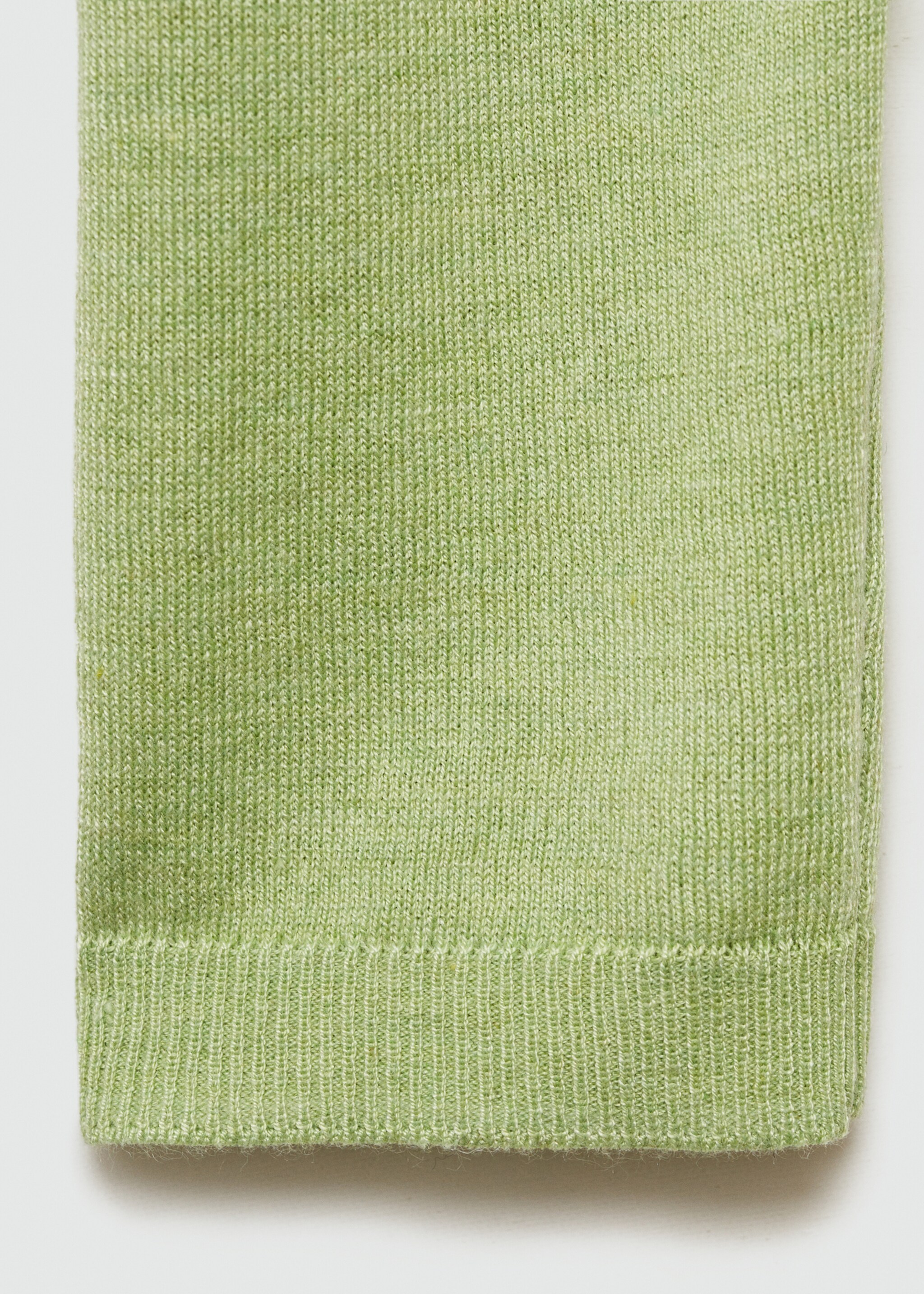 Fine-knit crew-neck sweater - Details of the article 0, Aqua Green. Ref: 77025656-00.