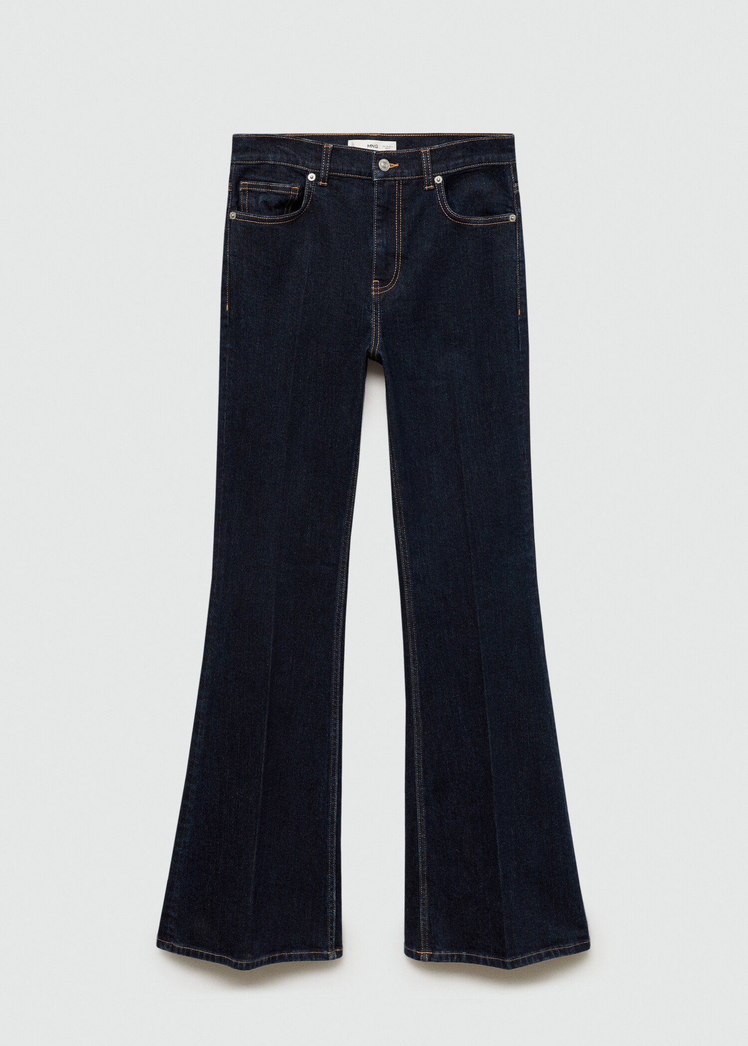 Violet rinse-wash flared jeans - Article without model