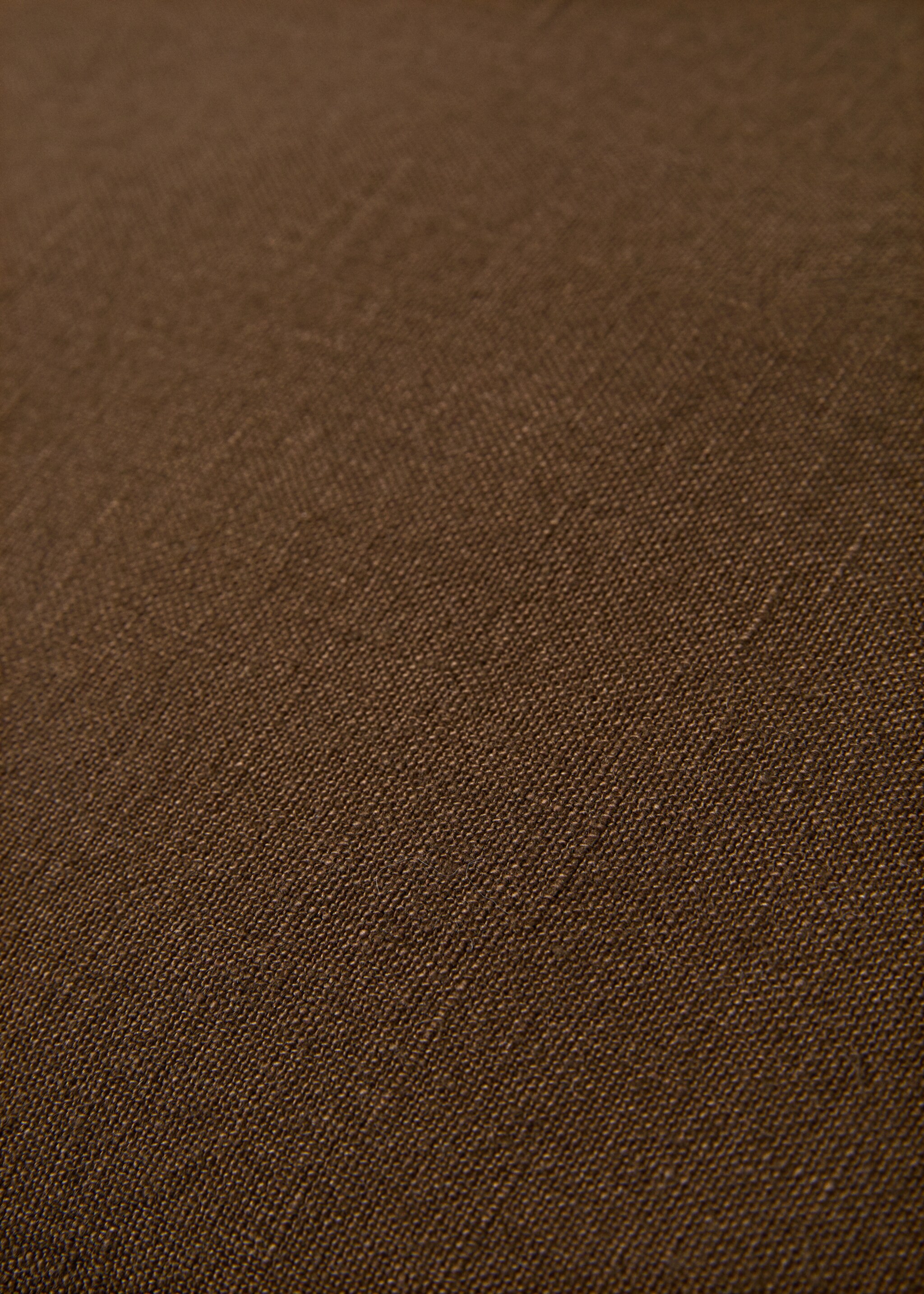 Capa de almofada de 100% linho 50 x 50 cm - Pormenor do artigo 3, Castanho. Ref: 77025662-00.