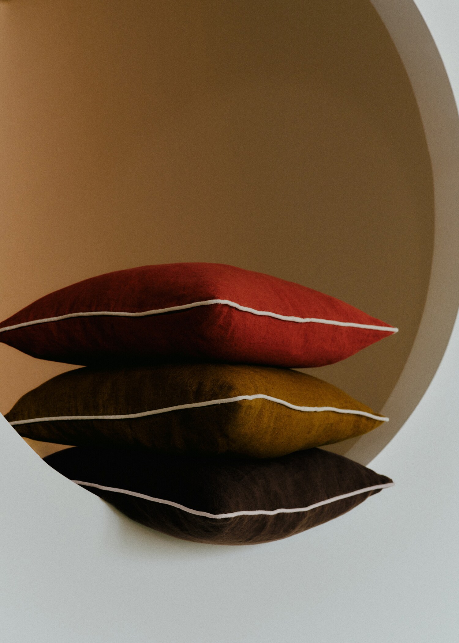 100% linen cushion cover 50x50cm - Details of the article 6