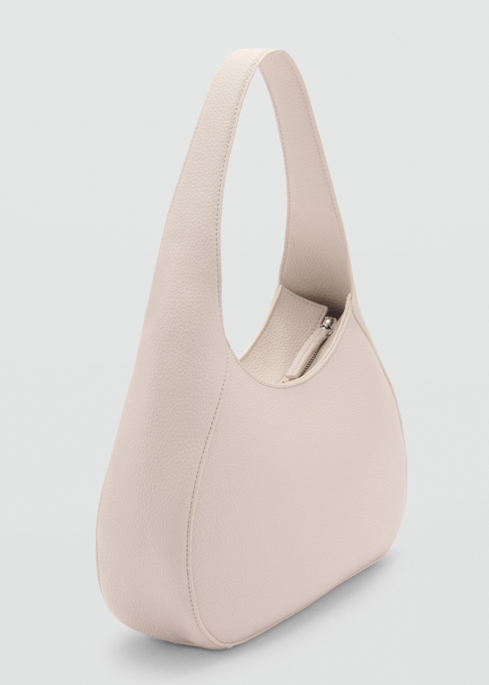 Short-handle shoulder bag - Medium plane, Off White. Ref: 77025663-00.