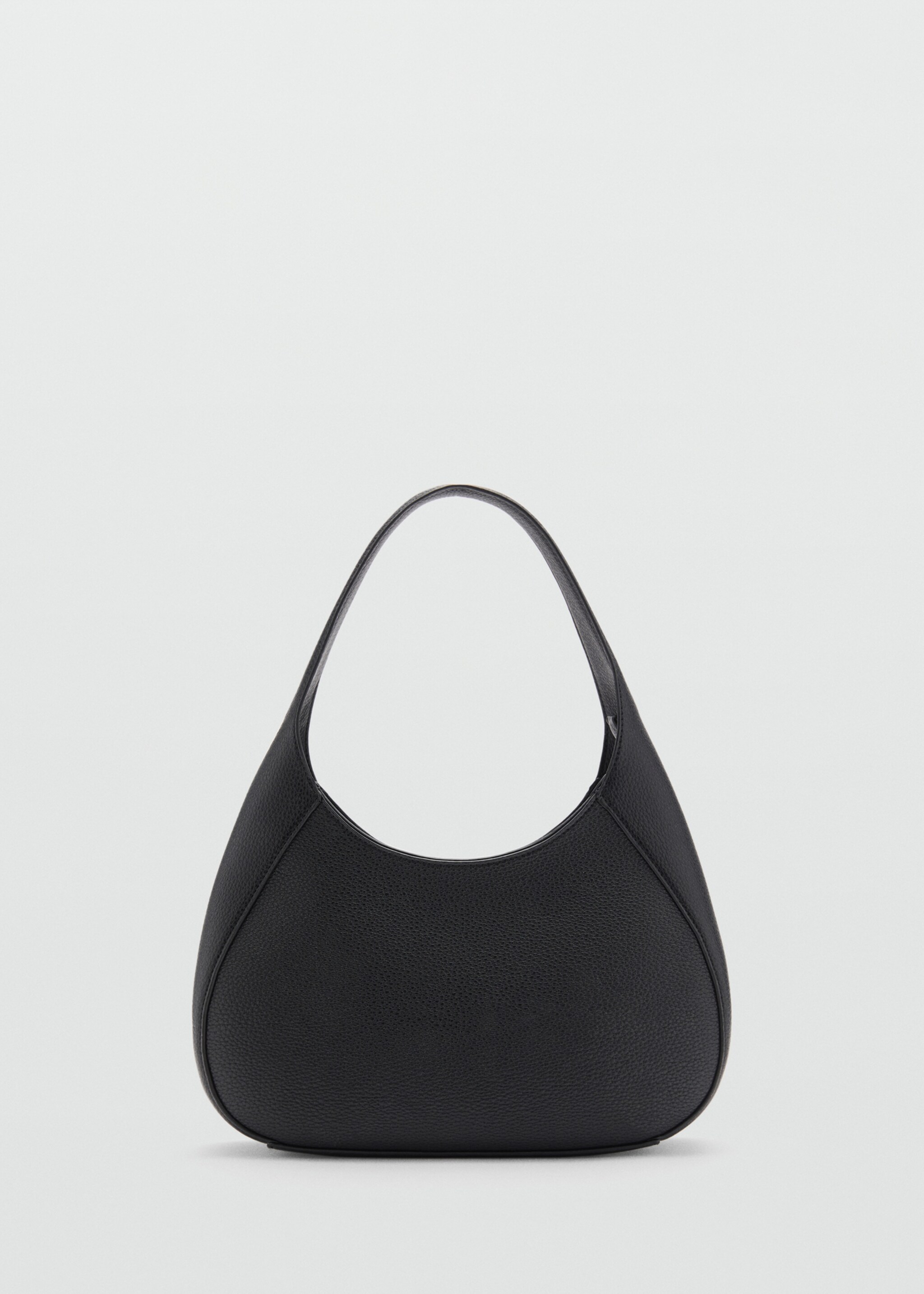 Short-handle shoulder bag - Article without model, Black. Ref: 77025663-00.