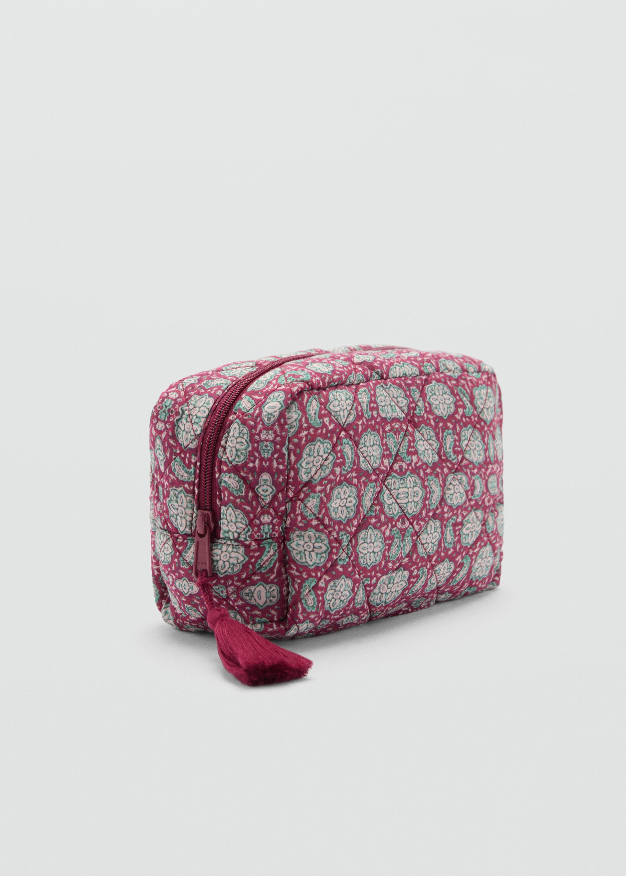 Quilted cosmetic bag - Medium plane