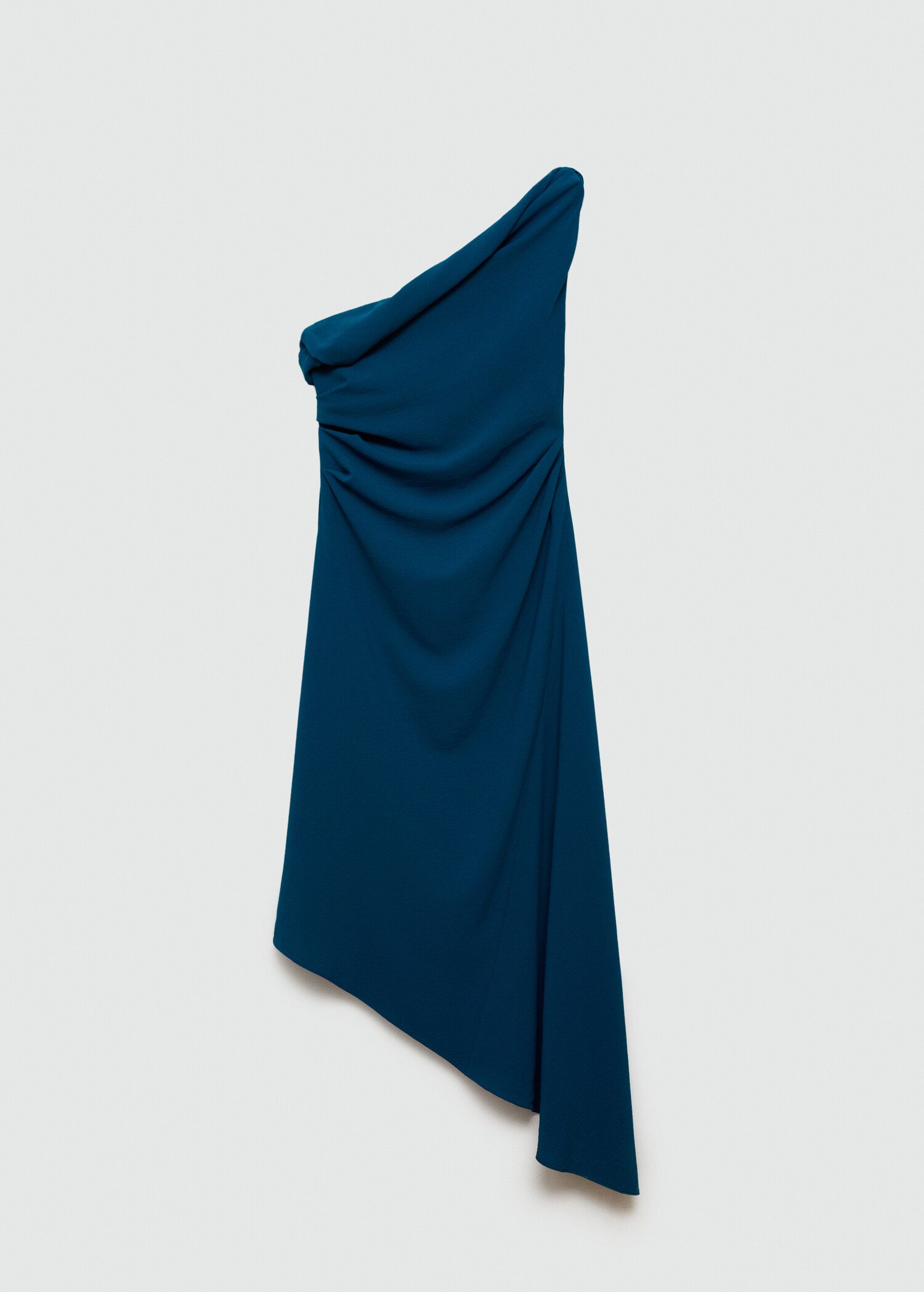 Asymmetrisches Kleid mit Raffdetails - Artikel ohne Model