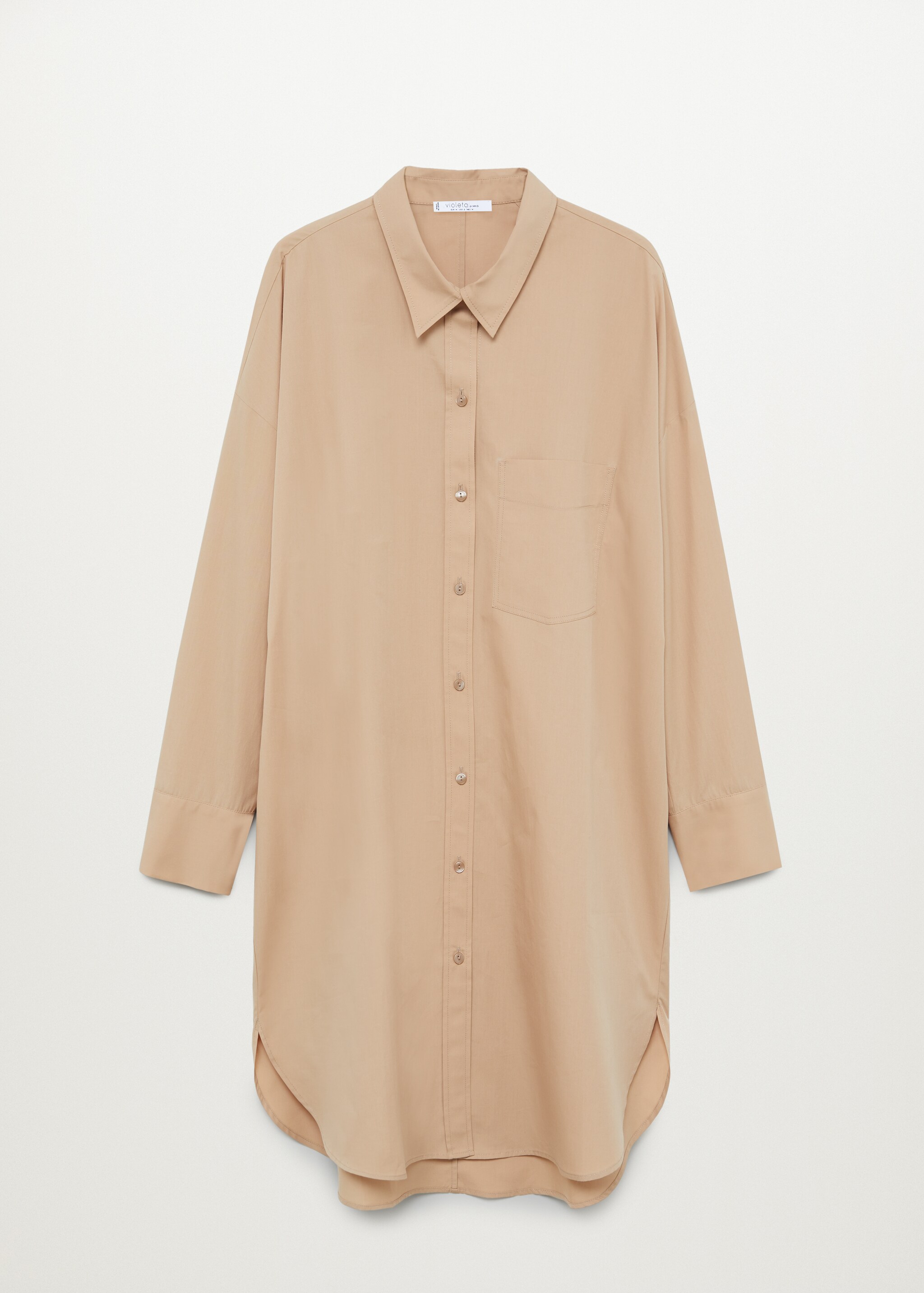 Lange katoenen blouse - Artikel zonder model