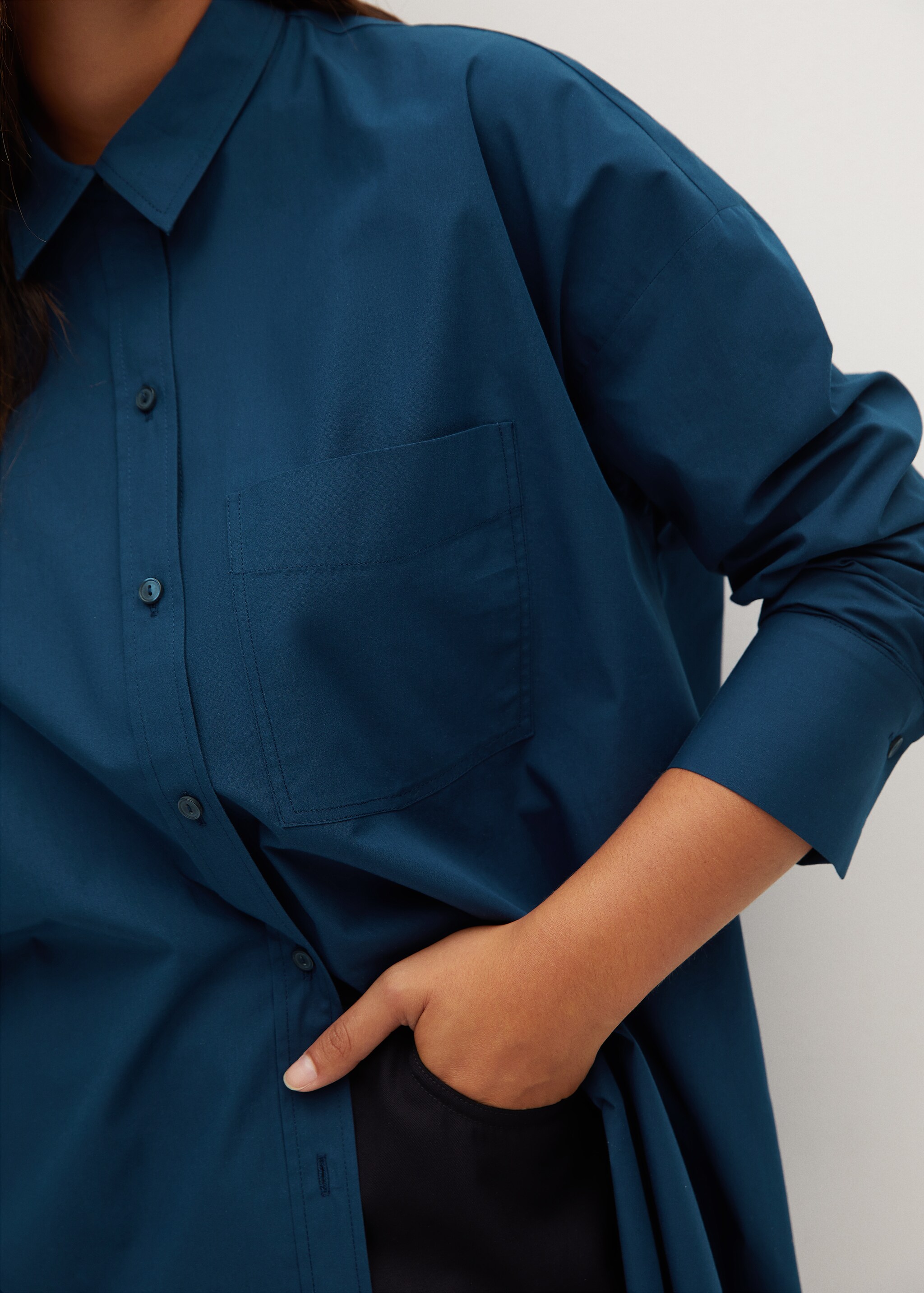 Camisa larga algodón - Detalle del artículo 2