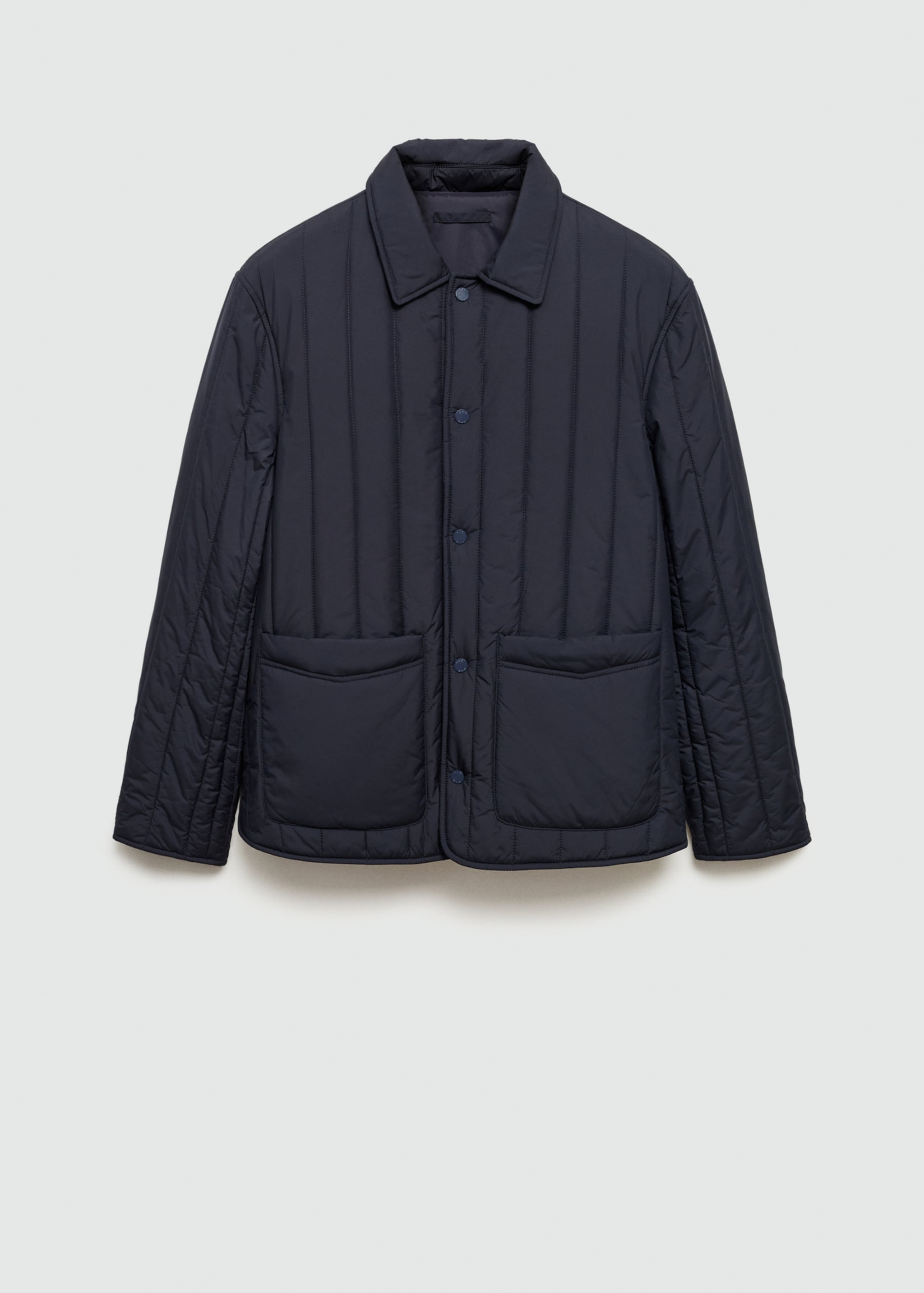 Jachetă matlasată water repellent - Articol fără model, Bleumarin închis. Ref: 77025965-00.