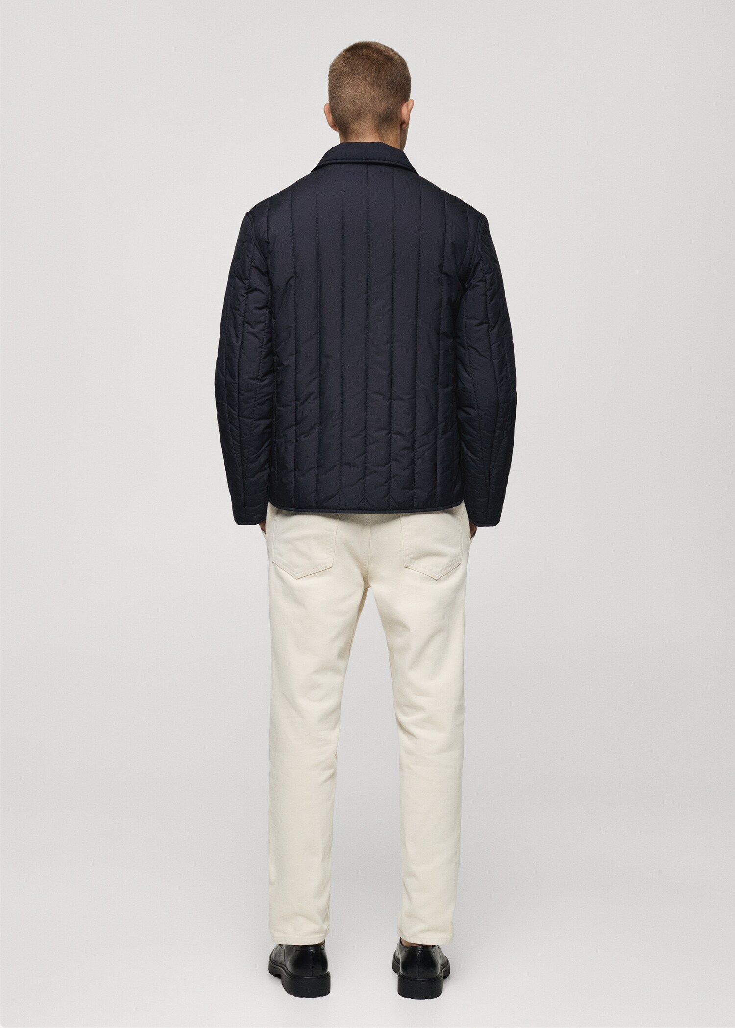 Water-repellent padded jacket - Reverse of the article
