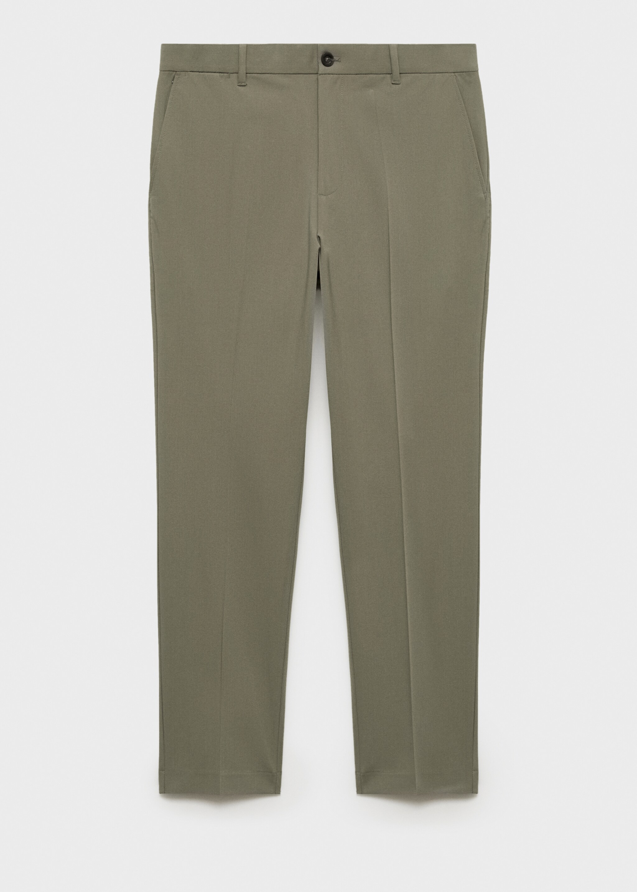 Regular Fit-Hose aus Baumwolle mit Tencel - Artikel ohne Model, Mittelbraun. Ref: 77025967-00.
