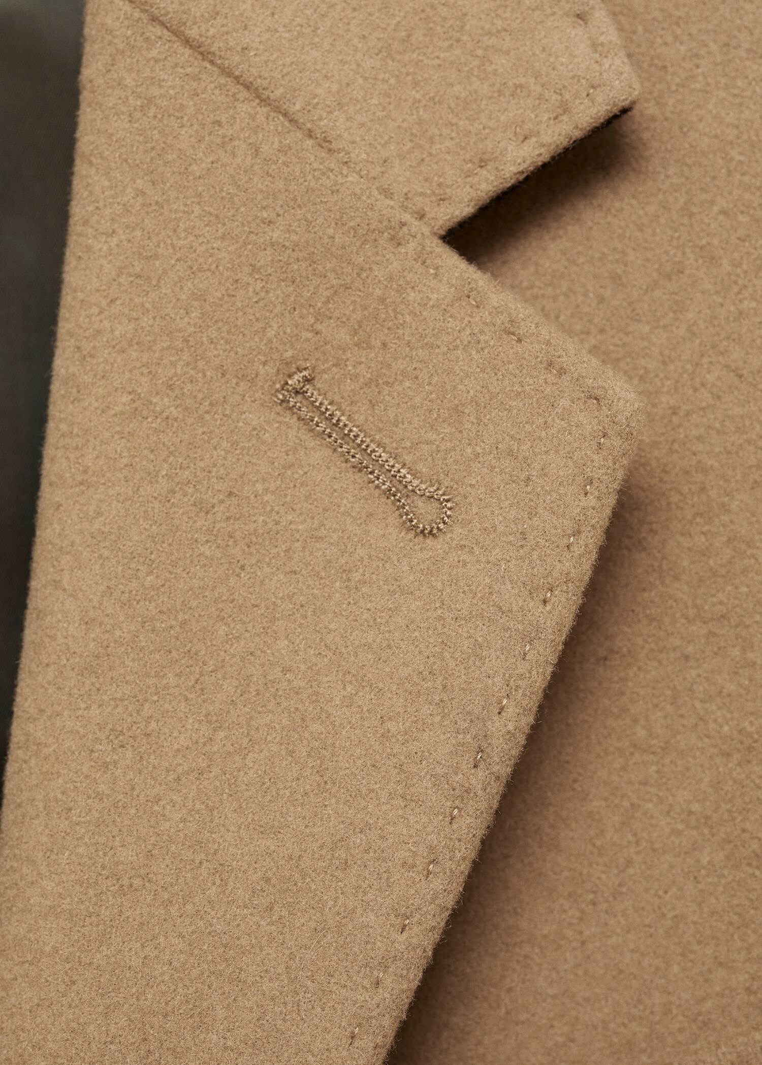 Dlouhý kabát z recyklované vlny - Detail zboží 8
