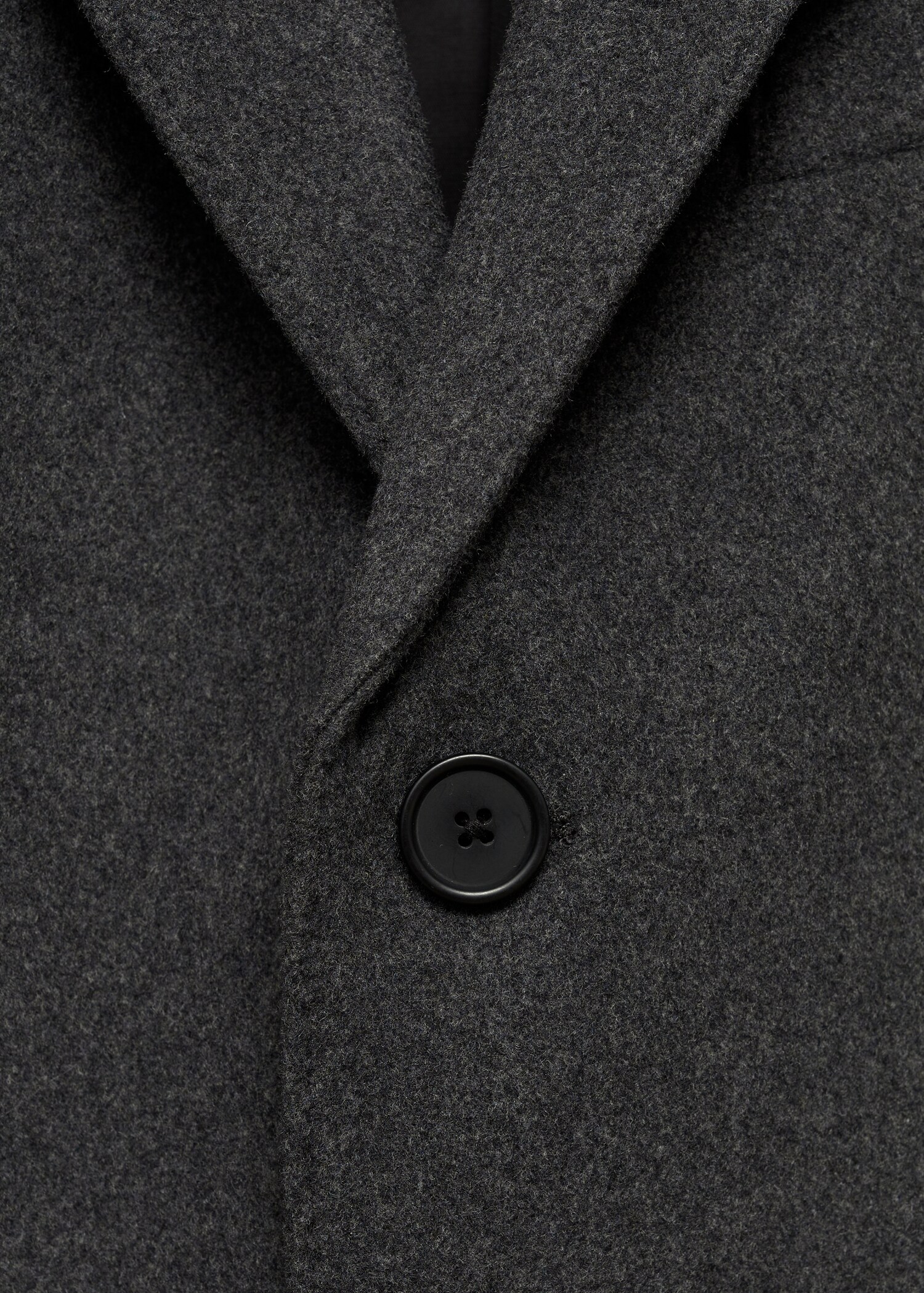Dlouhý kabát z recyklované vlny - Detail zboží 8