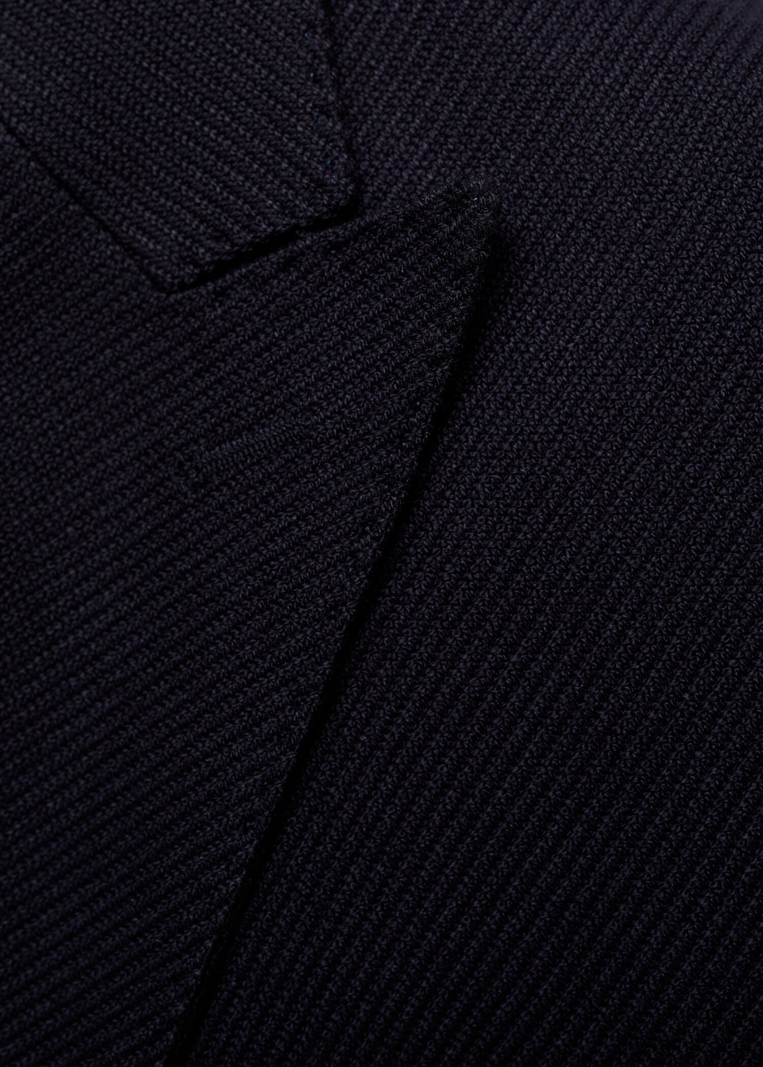 Twill slim-fit double-breasted jacket - Details of the article 8
