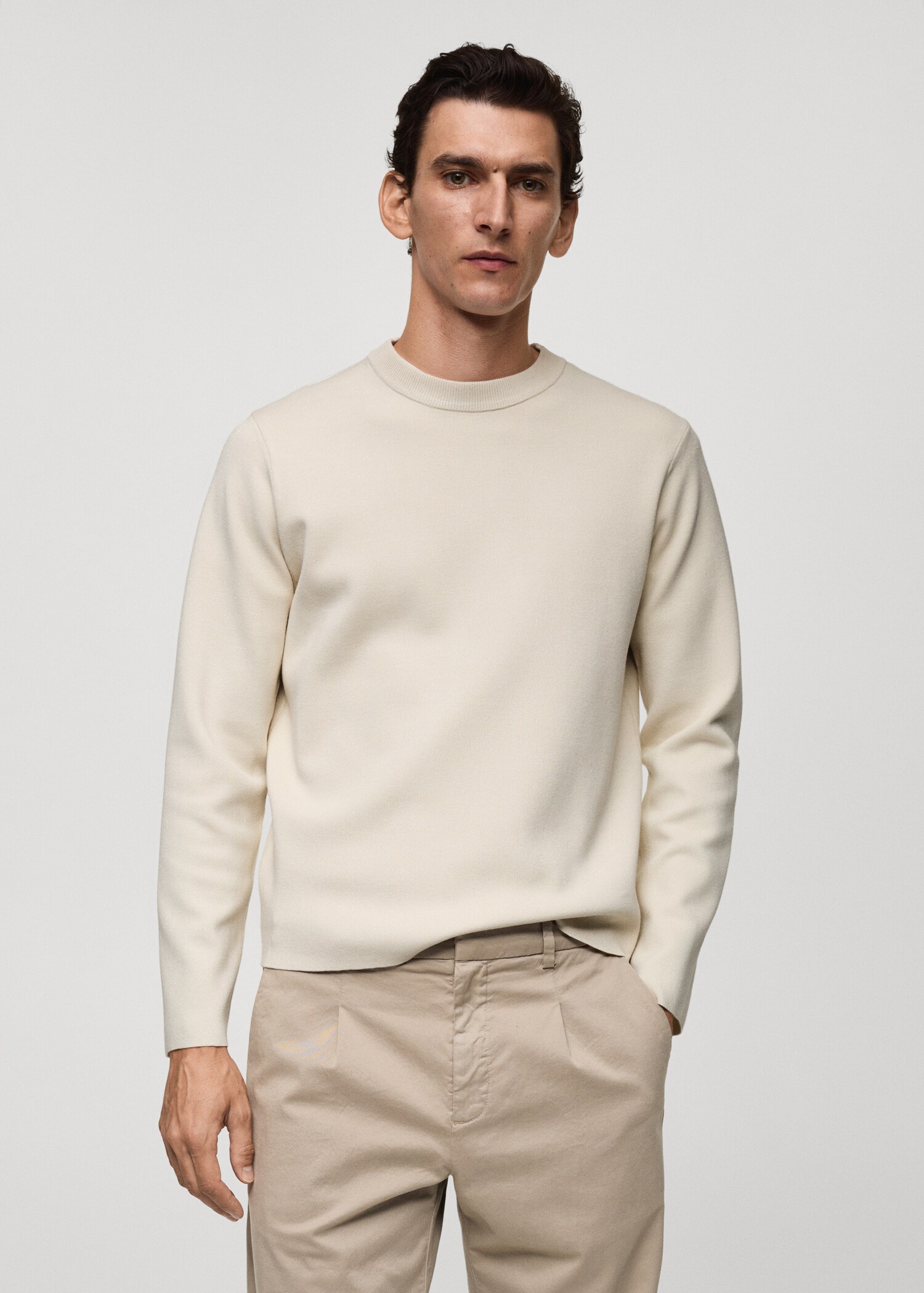 Jersei punt mitjà regular fit - Pla mig