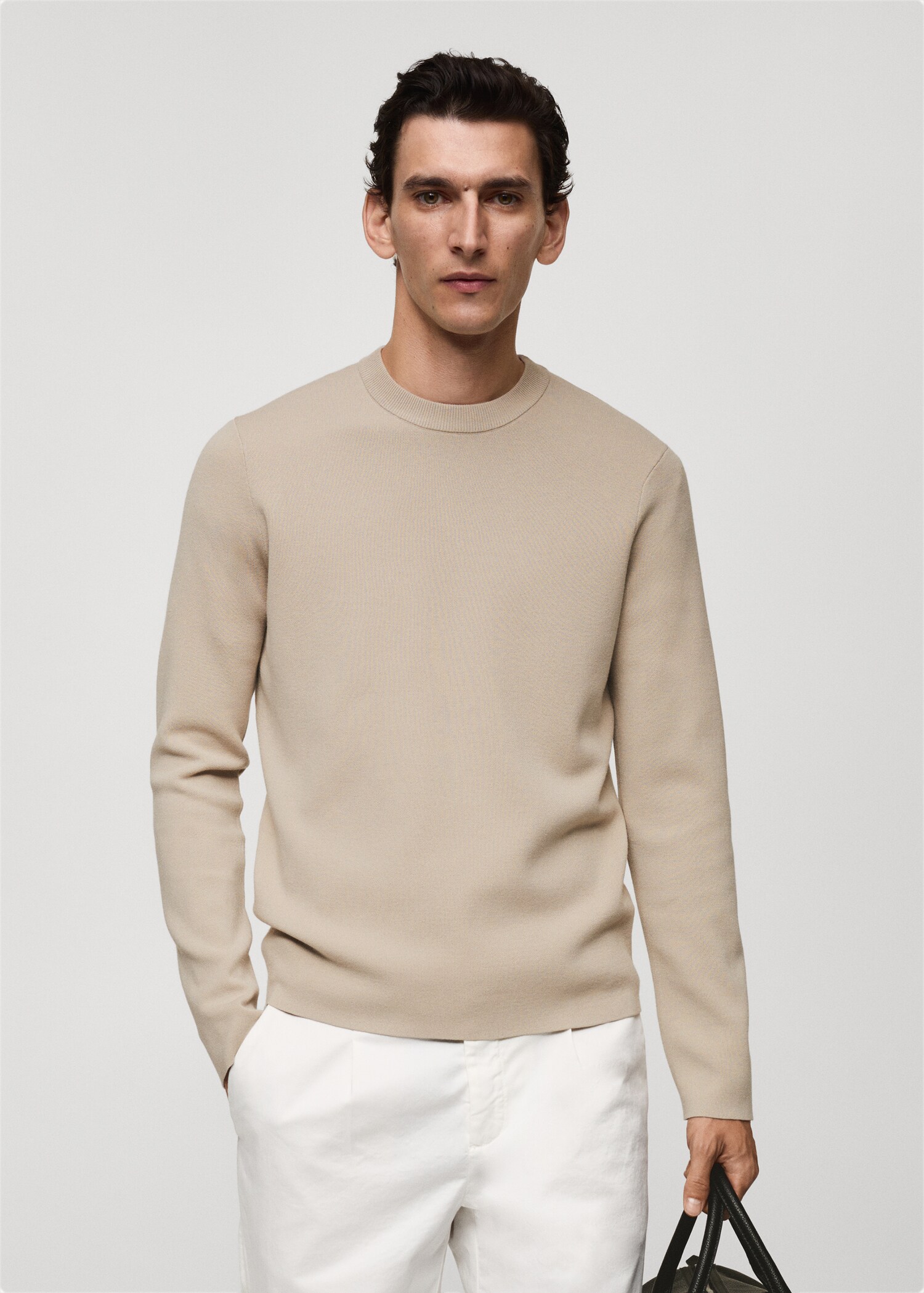 Jersei punt mitjà regular fit - Pla mig