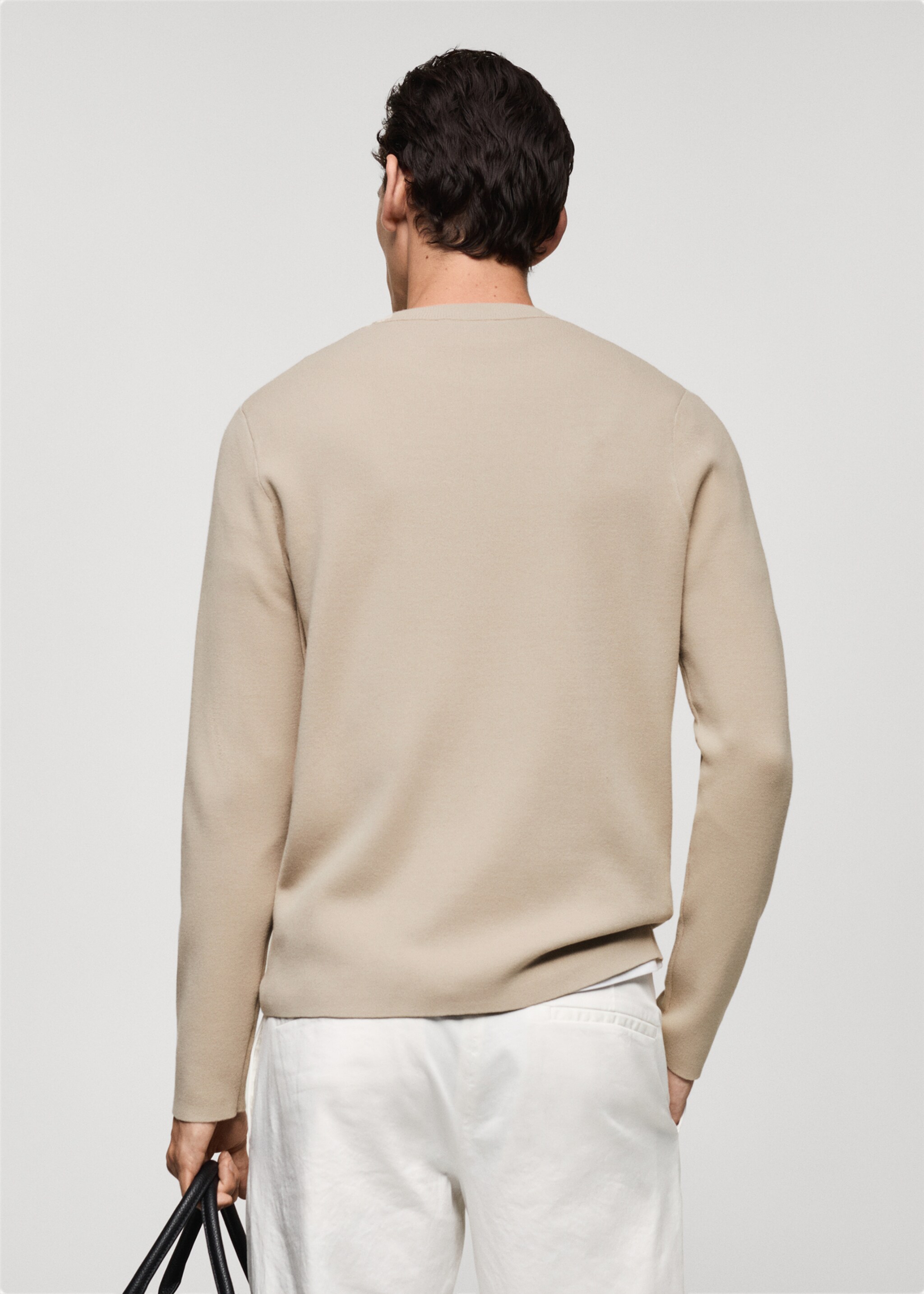 Jersey punto medio regular fit - Reverso del artículo