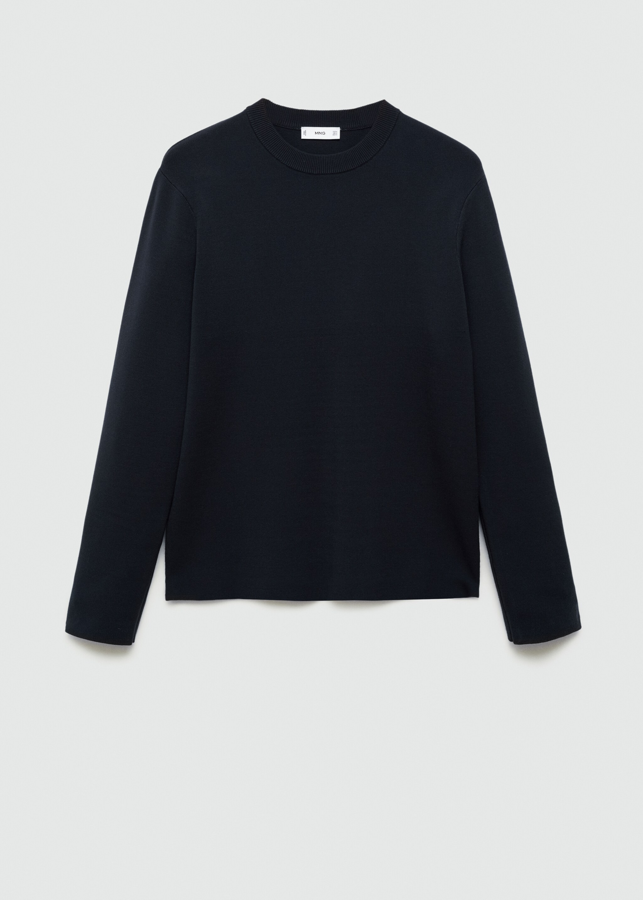 Πουλόβερ μεσαία πλέξη regular fit - Προϊόν χωρίς μοντέλο, Σκούρο Μπλε Μαρέν. Ref: 77025974-00.