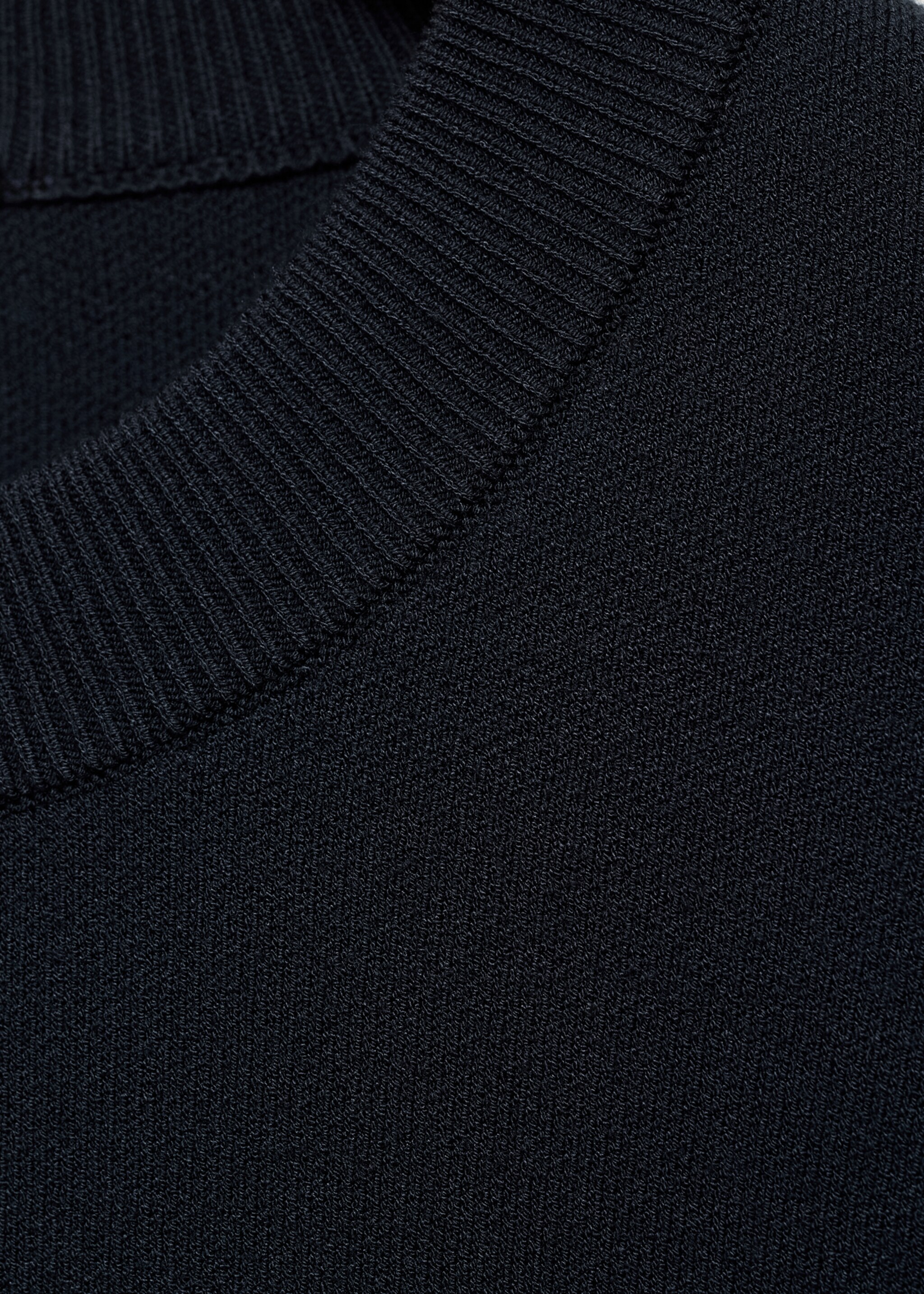 Πουλόβερ μεσαία πλέξη regular fit - Λεπτομέρεια του προϊόντος 8, Σκούρο Μπλε Μαρέν. Ref: 77025974-00.